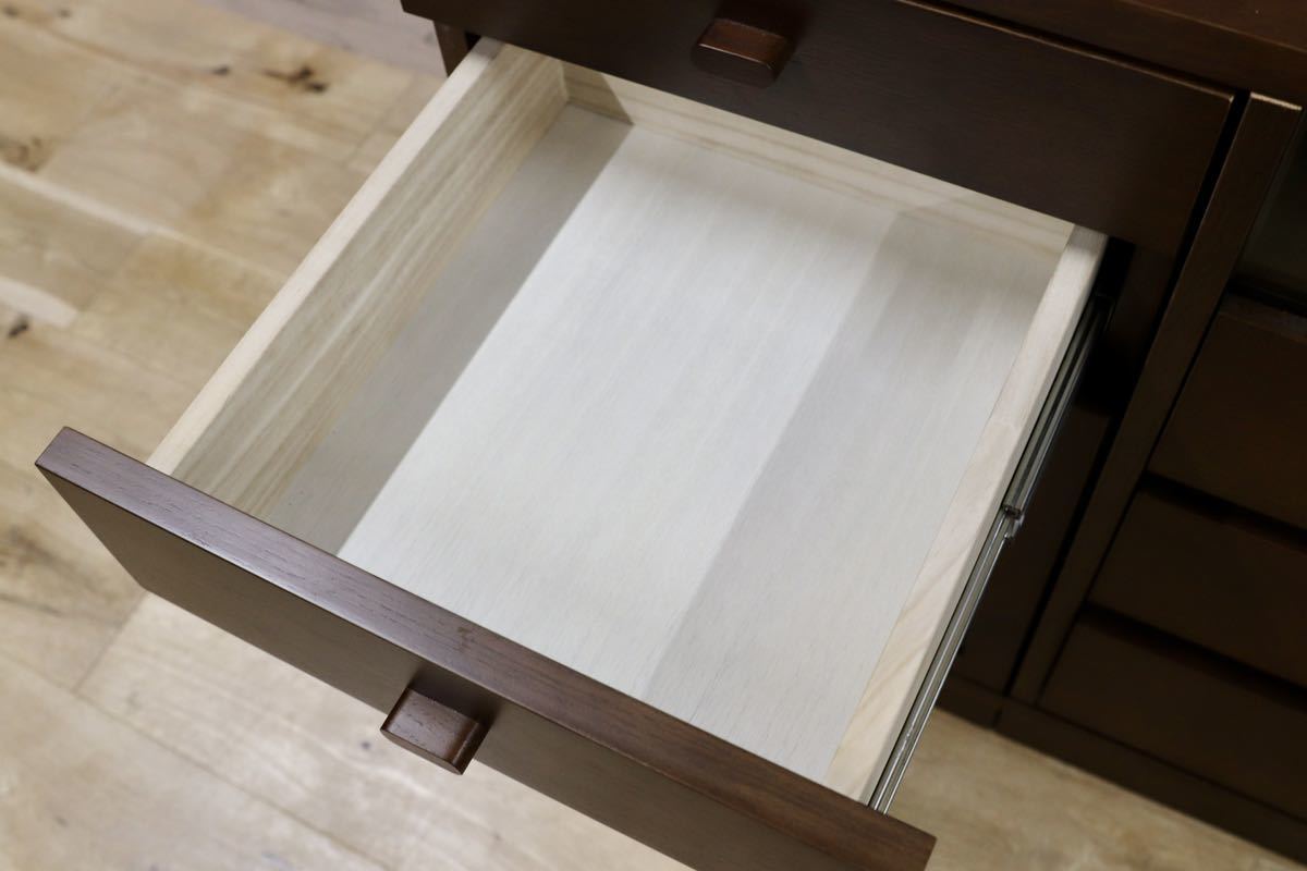 GMGN54○EARLY TIMES α / アーリータイムスアルファ エレール ユニットチェスト リビングボード サイドボード 楢材 IDC大塚家具 約40万