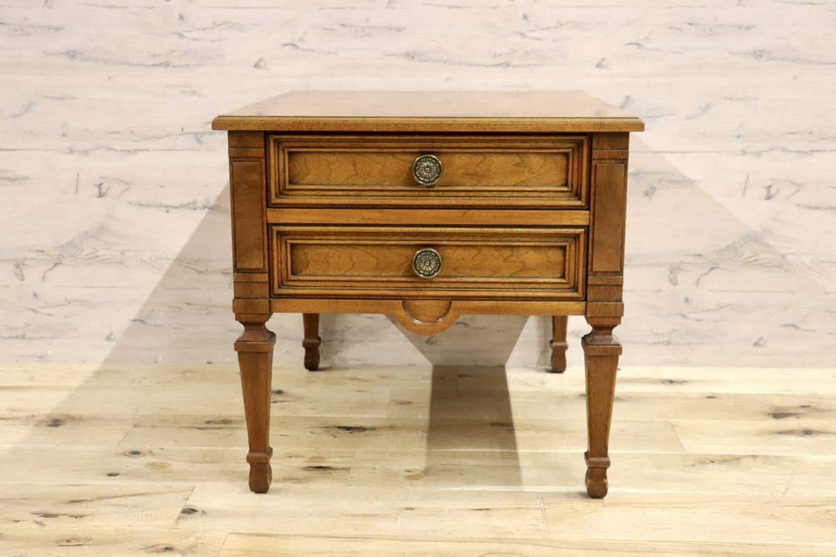 GMFS409A○DREXEL HERITAGE / ドレクセルヘリテイジ フランチェスカ ナイトテーブル エンドテーブル サイドテーブル 花台 定価約28万 希少