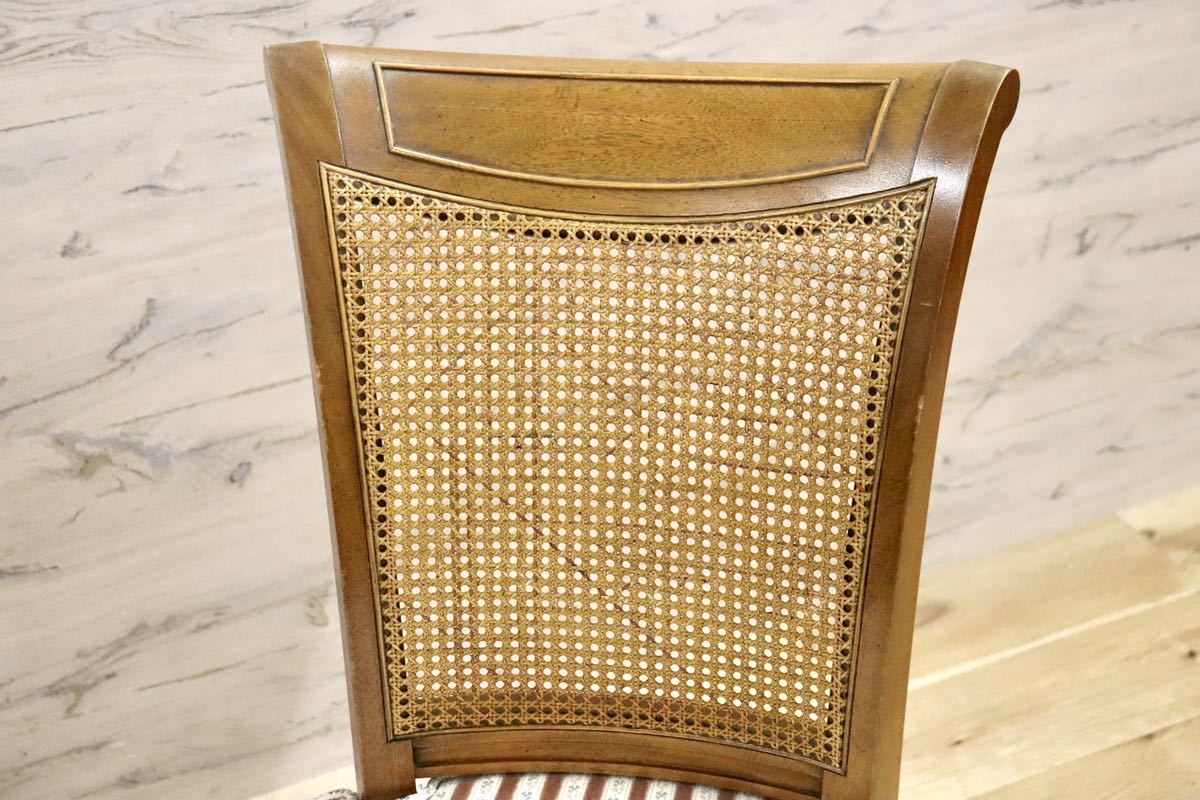 GMFS413A○DREXEL HERITAGE / ドレクセルヘリテイジ FRANCESCA フランチェスカ ダイニングチェア 椅子 2脚セット ラタン 定価約41万