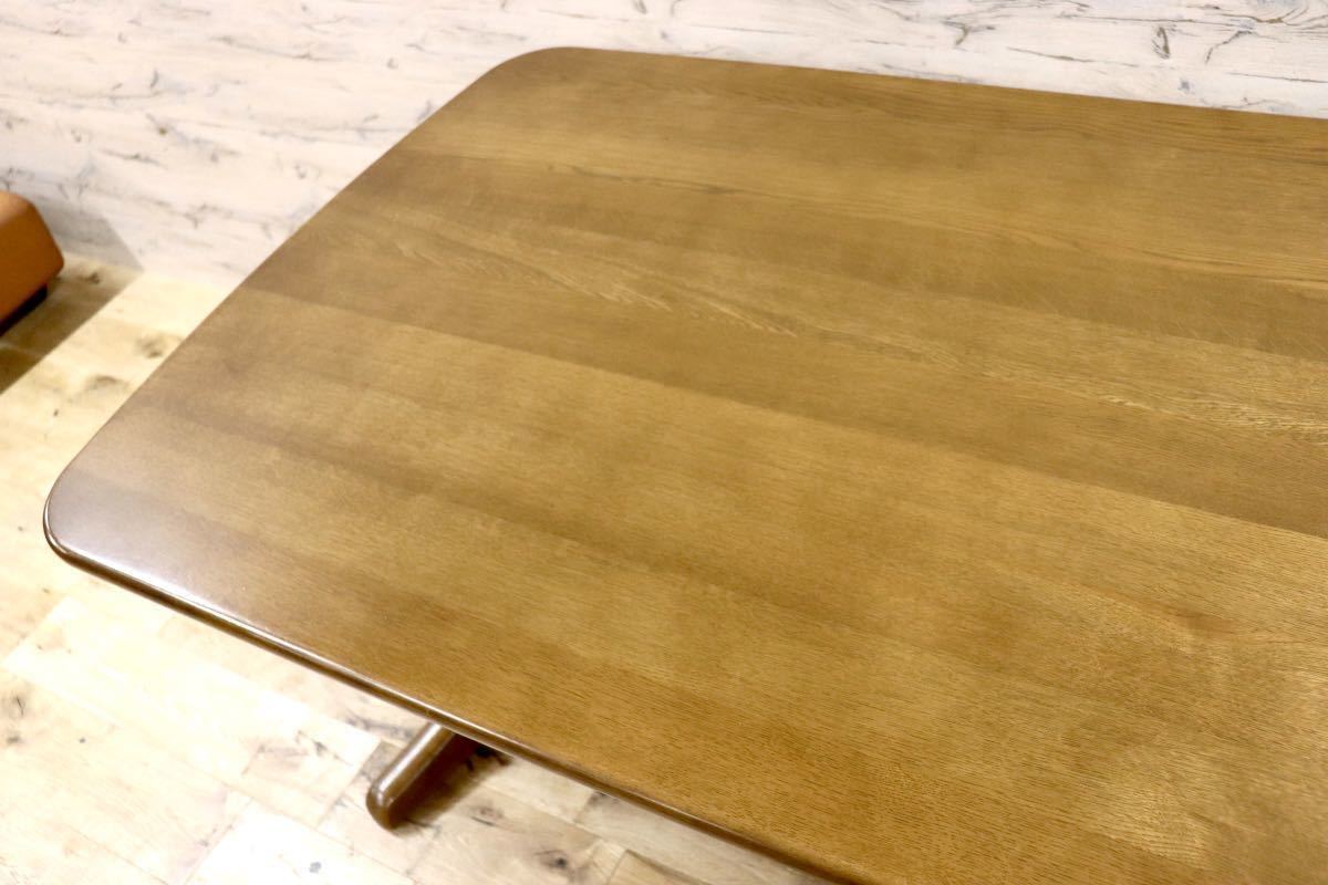 GMGN21○karimoku / カリモク DT5060 ダイニングテーブル 食卓テーブル 作業台 食卓机 テーブル 机 楢材 無垢 国産家具 美品