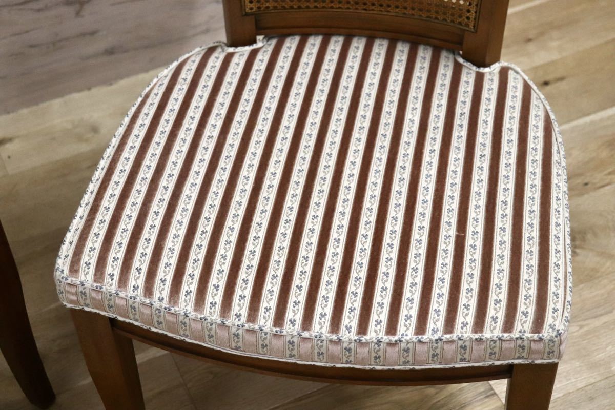 GMFS413A○DREXEL HERITAGE / ドレクセルヘリテイジ FRANCESCA フランチェスカ ダイニングチェア 椅子 2脚セット ラタン 定価約41万