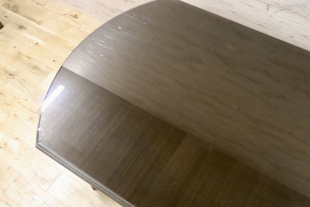 GMFS412○神戸家具 洋家具 ダイニングテーブル 食卓テーブル 楢材 無垢 クラシック ヴィンテージ 作業台 店舗什器