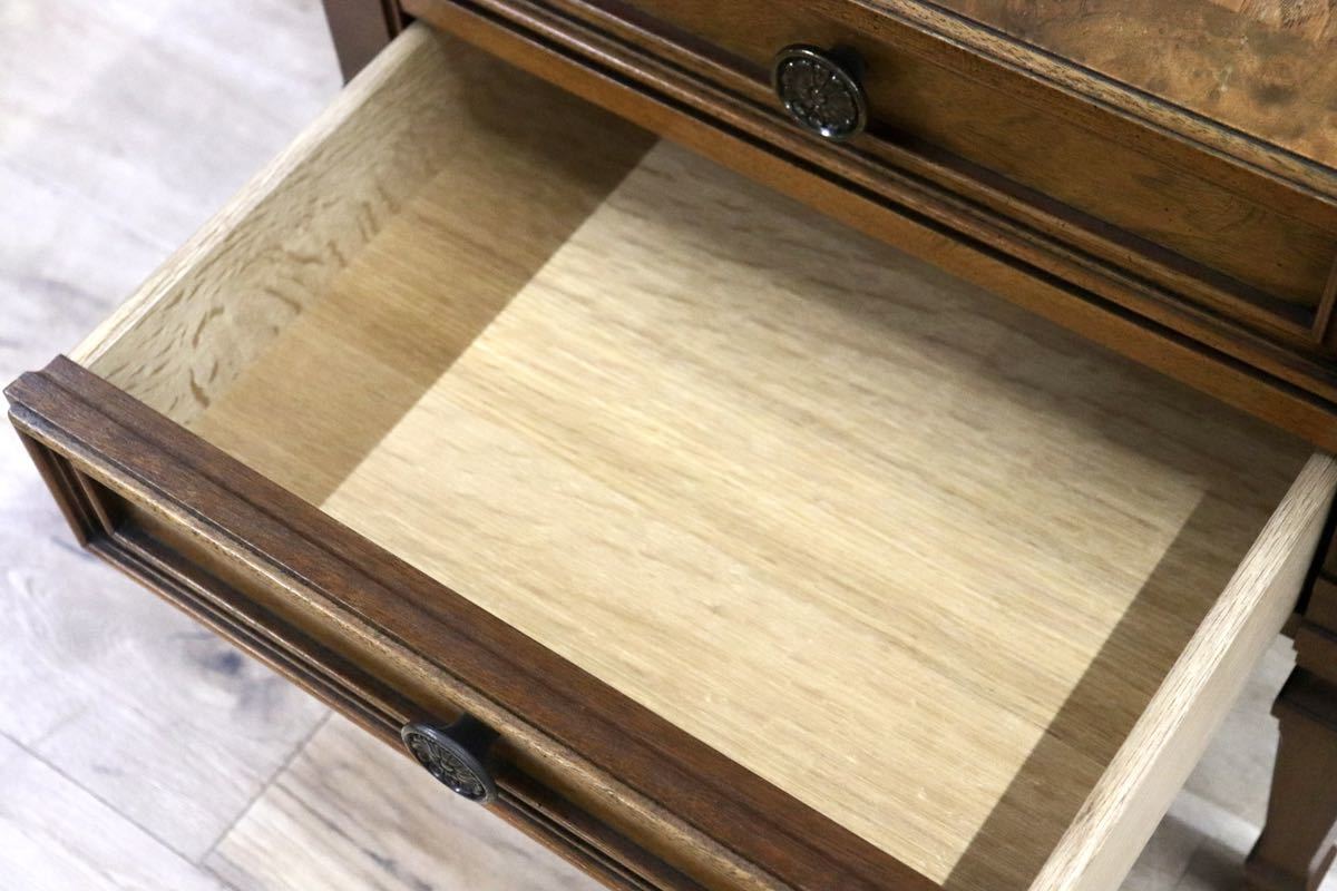 GMFS409A○DREXEL HERITAGE / ドレクセルヘリテイジ フランチェスカ ナイトテーブル エンドテーブル サイドテーブル 花台 定価約28万 希少