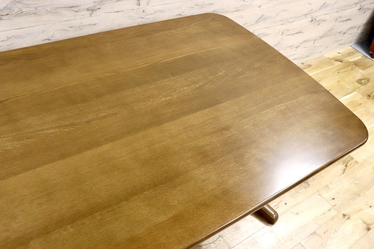 GMGN21○karimoku / カリモク DT5060 ダイニングテーブル 食卓テーブル 作業台 食卓机 テーブル 机 楢材 無垢 国産家具 美品