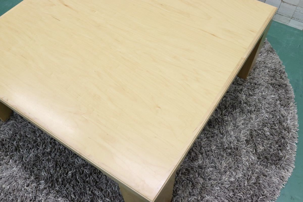 GMGT6○Tendo / 天童木工 座卓 センターテーブル ローテーブル 原好輝 メープル ナチュラル プライウッド 和室 座敷 和モダン