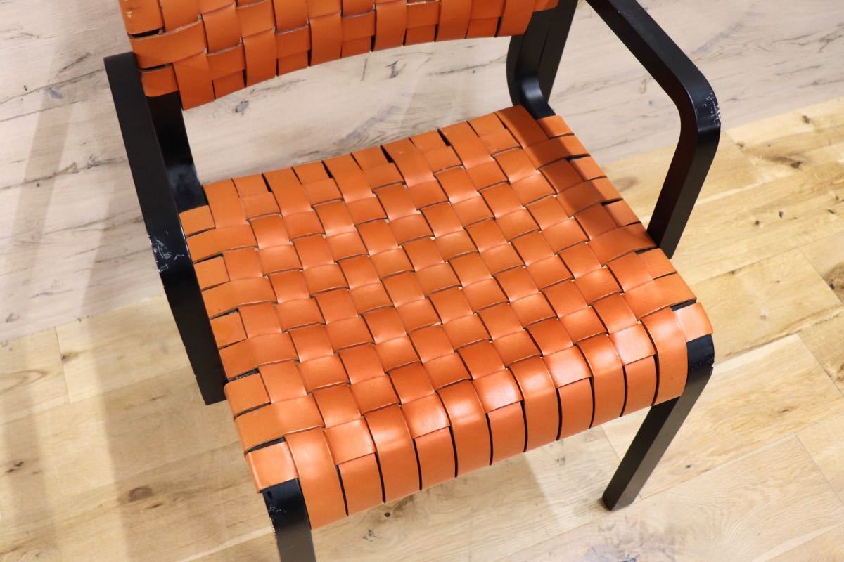 GMGN30C○arflex / アルフレックス NTチェア アームチェア 椅子 革張り 川上元美 イタリア モダン ヴィンテージ 人気モデル 定価約16.3万