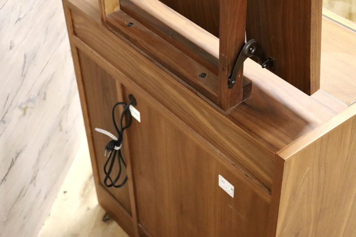 GMFS347○杉本家具 / SUGIMOTO Furniture シンシア ドレッサー 化粧台 鏡台 ウォールナット 楢 ブラックチェリー 定価約13万