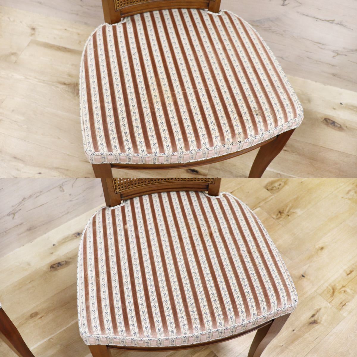 GMFS413D○DREXEL HERITAGE / ドレクセルヘリテイジ FRANCESCA フランチェスカ ダイニングチェア 椅子 2脚セット ラタン 定価約41万