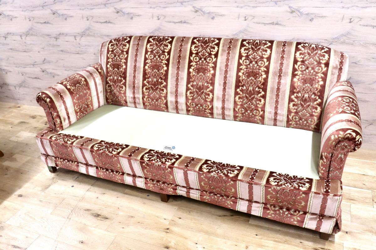 GMFS410○DREXEL HERITAGE / ドレクセルヘリテイジ 3人掛けソファ トリプルソファ USA 最高級 クラシック 定価約130万 美品