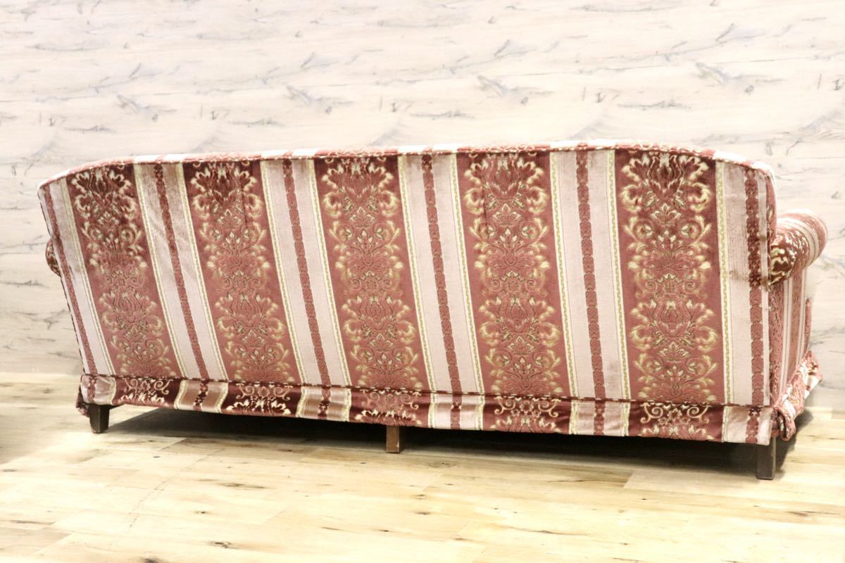 GMFS410○DREXEL HERITAGE / ドレクセルヘリテイジ 3人掛けソファ トリプルソファ USA 最高級 クラシック 定価約130万 美品