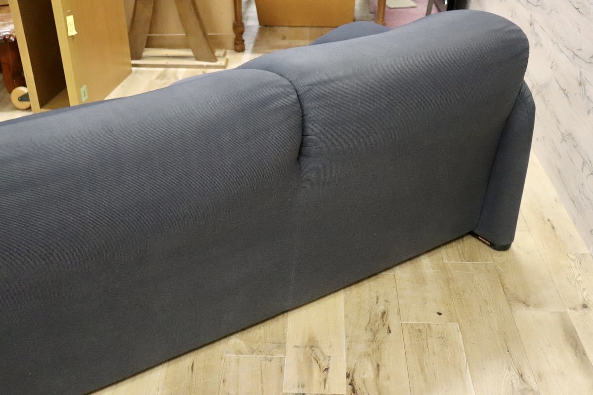 GMFK588B○Cassina / カッシーナ 675 MARALUNGA マラルンガ 3人掛けソファ ファブリック ヴィコ・マジストレッティ 定価約193万 美品