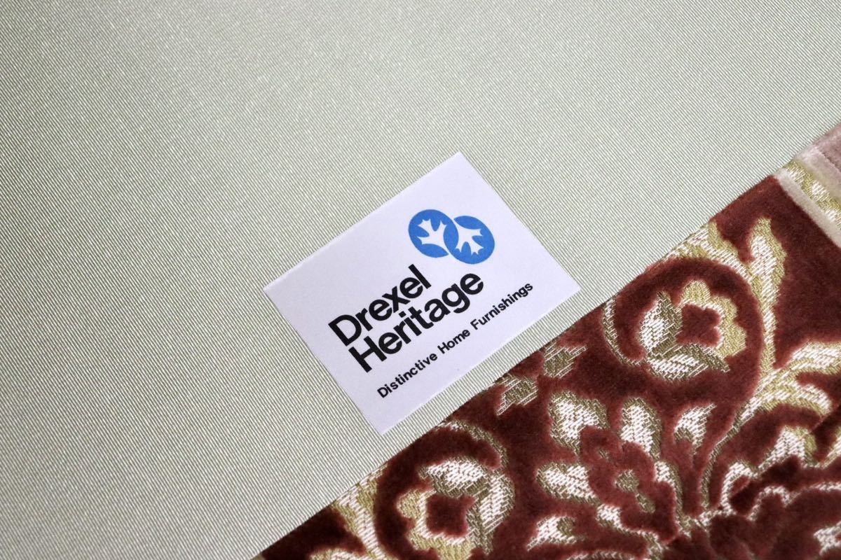 GMFS410A○DREXEL HERITAGE / ドレクセルヘリテイジ 1人掛けソファ シングルソファ ファブリック 最高級 エレガント 定価約65万 美品