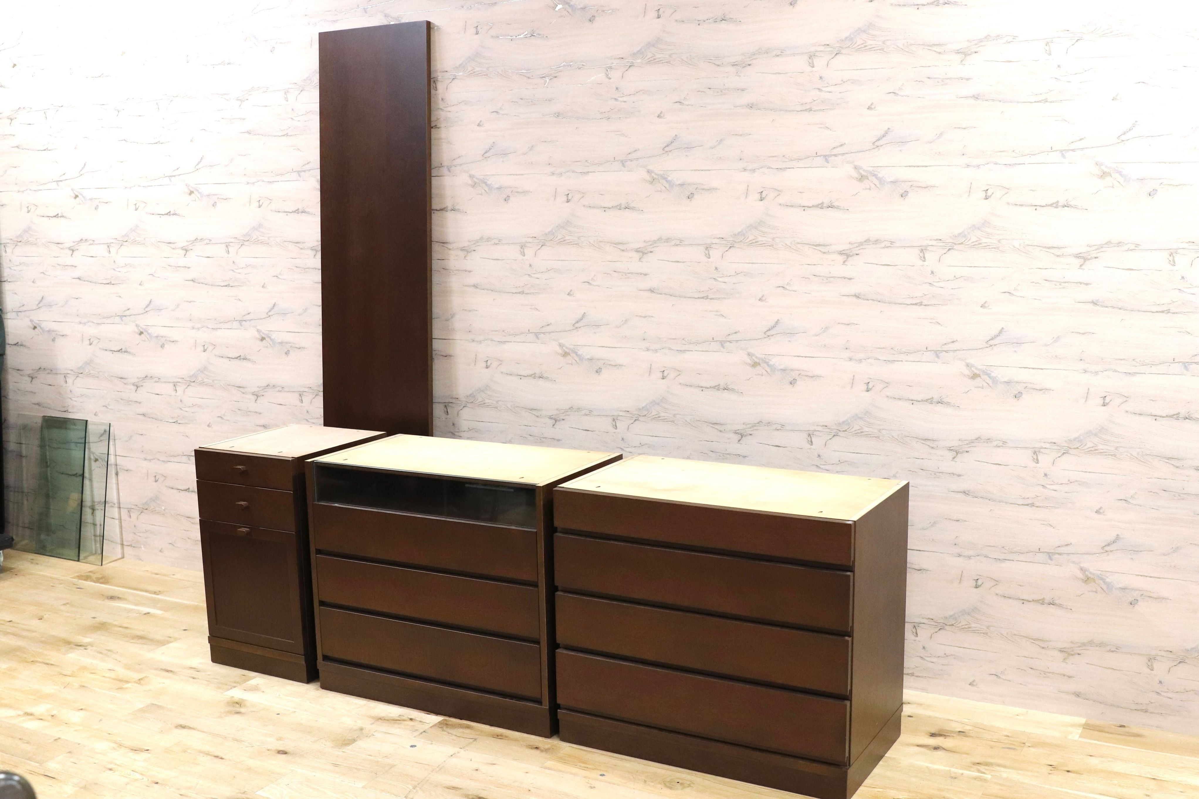 GMGN54○EARLY TIMES α / アーリータイムスアルファ エレール ユニットチェスト リビングボード サイドボード 楢材 IDC大塚家具 約40万