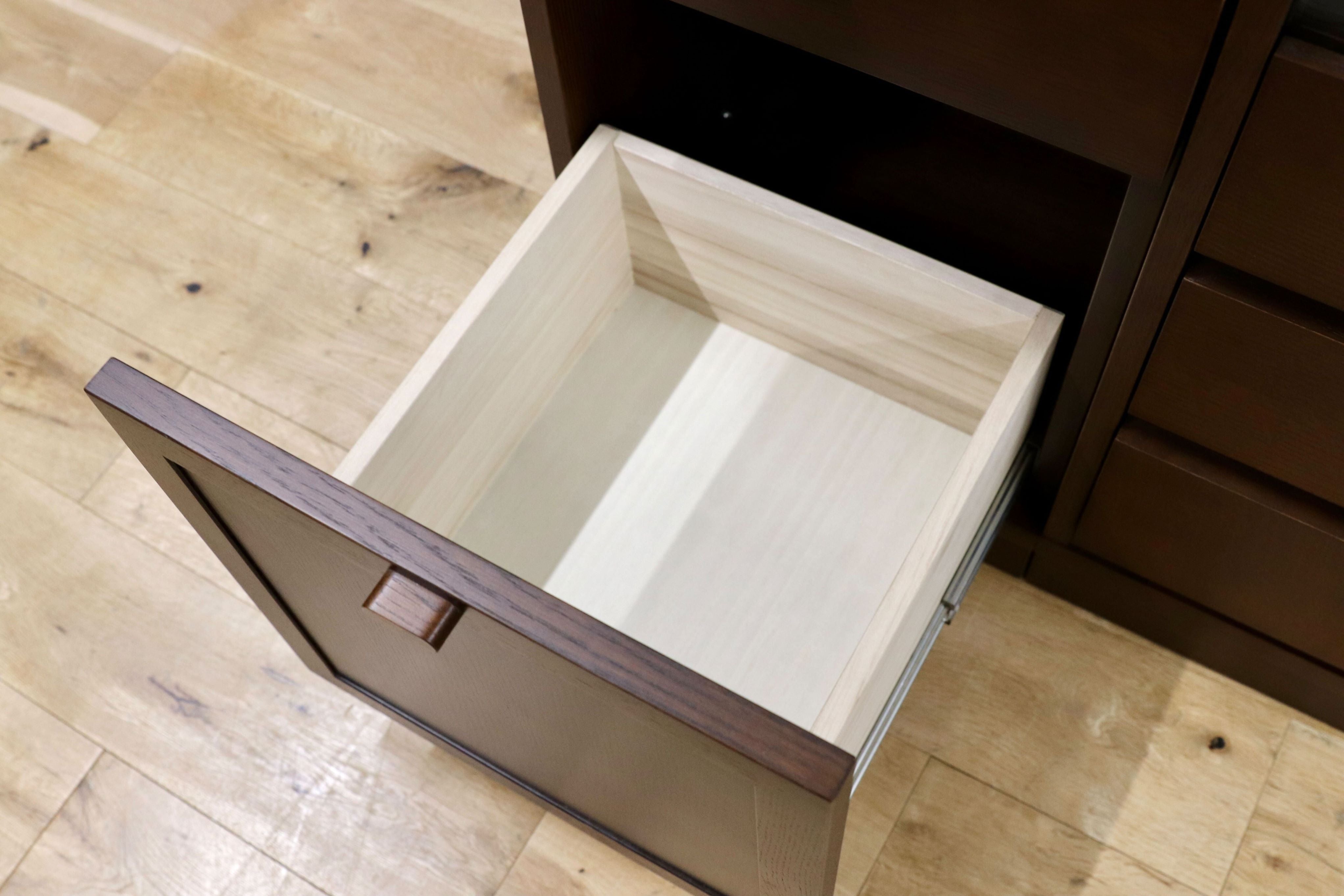 GMGN54○EARLY TIMES α / アーリータイムスアルファ エレール ユニットチェスト リビングボード サイドボード 楢材 IDC大塚家具 約40万