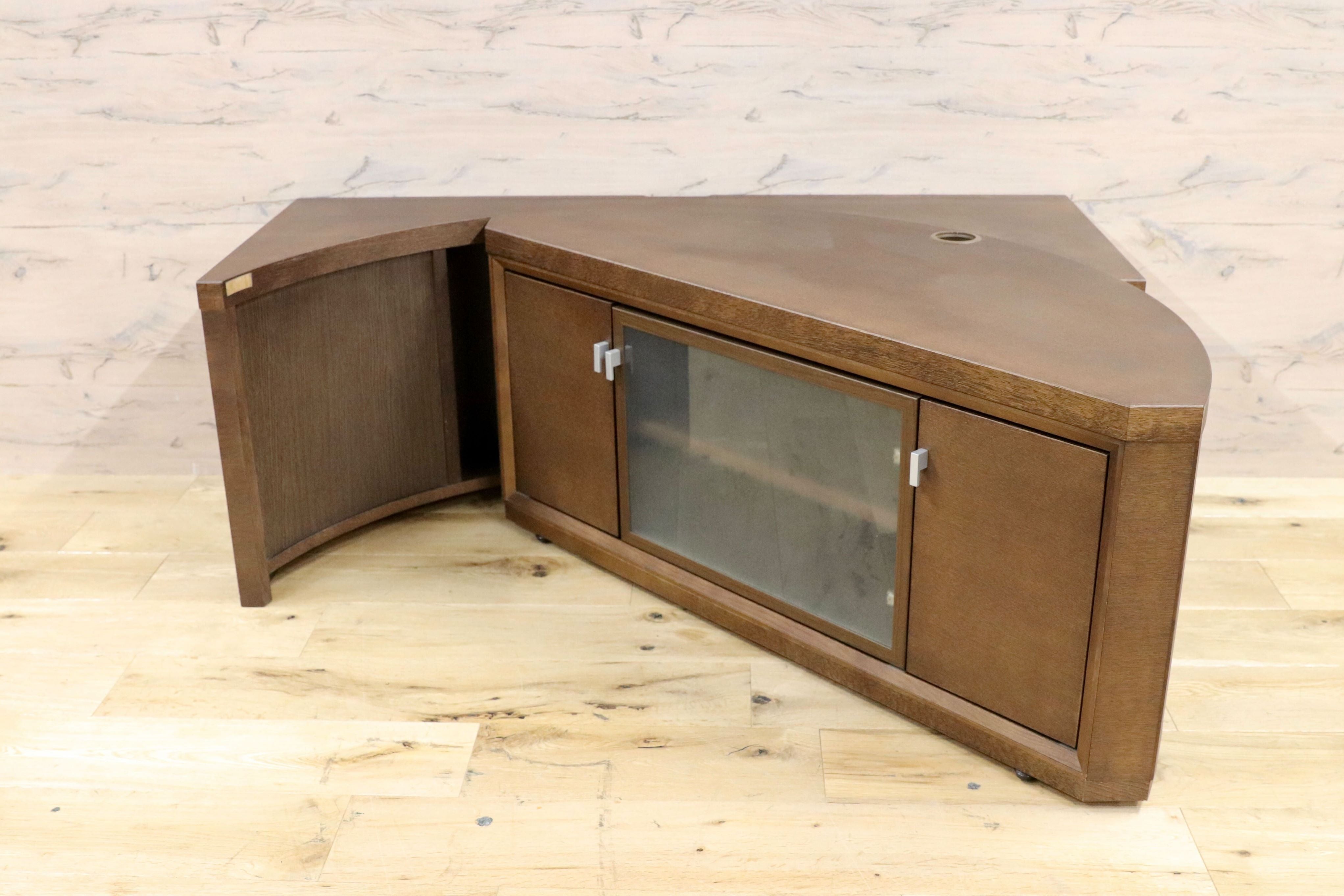 GMGN34○karimoku / カリモク テレビボード TVボード AVボード リビング収納 オーク材 モカブラウン QU4015