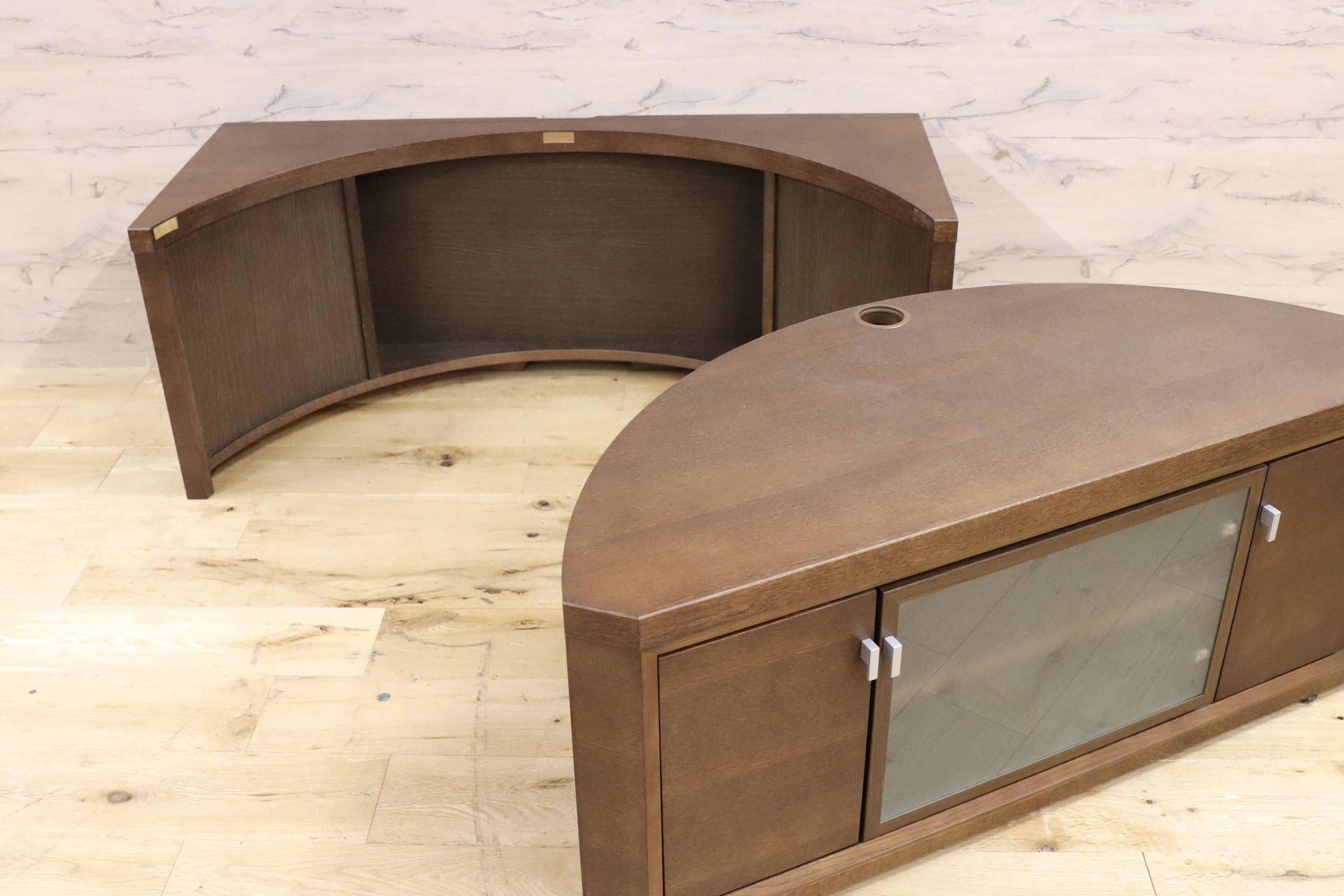 GMGN34○karimoku / カリモク テレビボード TVボード AVボード リビング収納 オーク材 モカブラウン QU4015