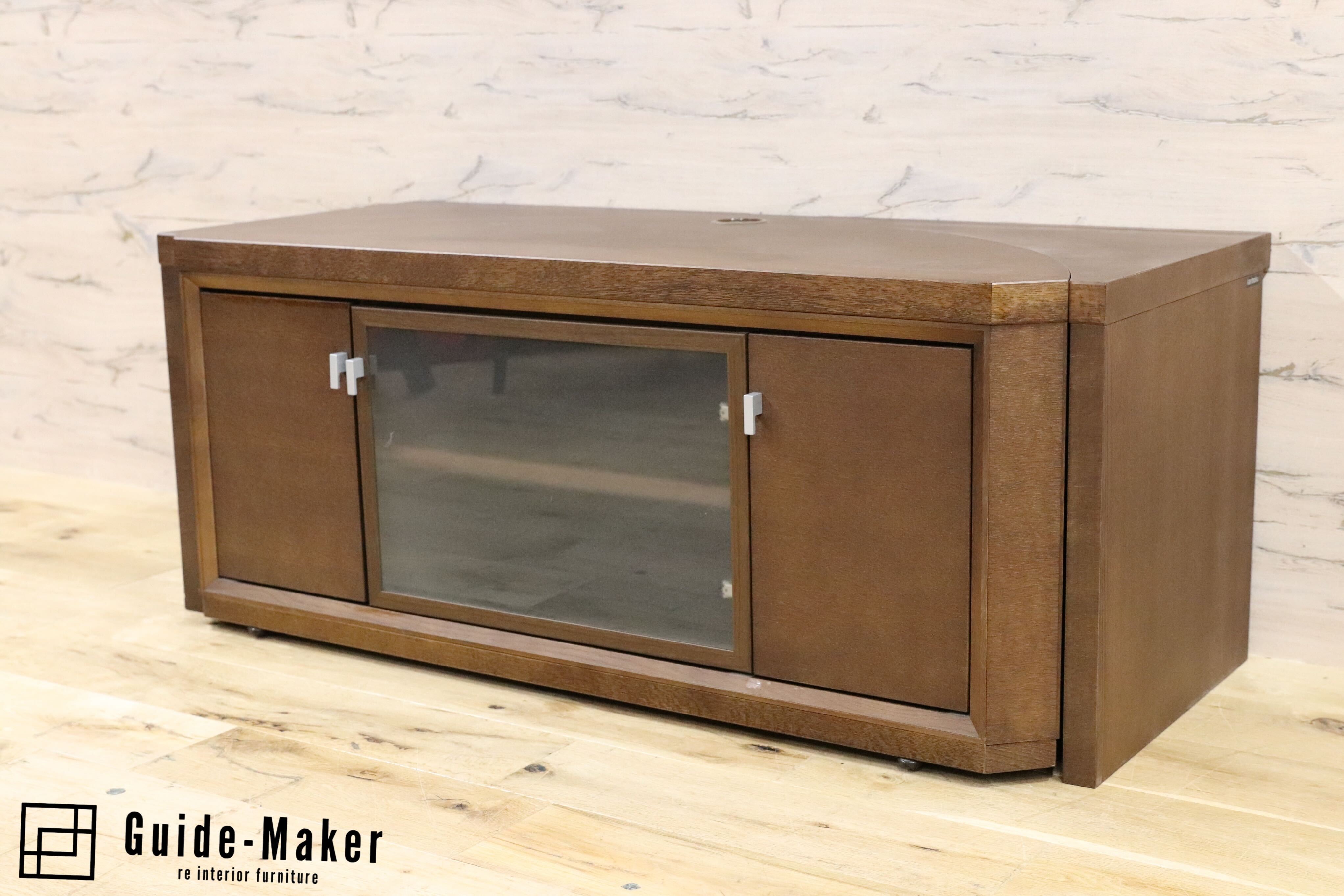 GMGN34○karimoku / カリモク テレビボード TVボード AVボード リビング収納 オーク材 モカブラウン QU4015