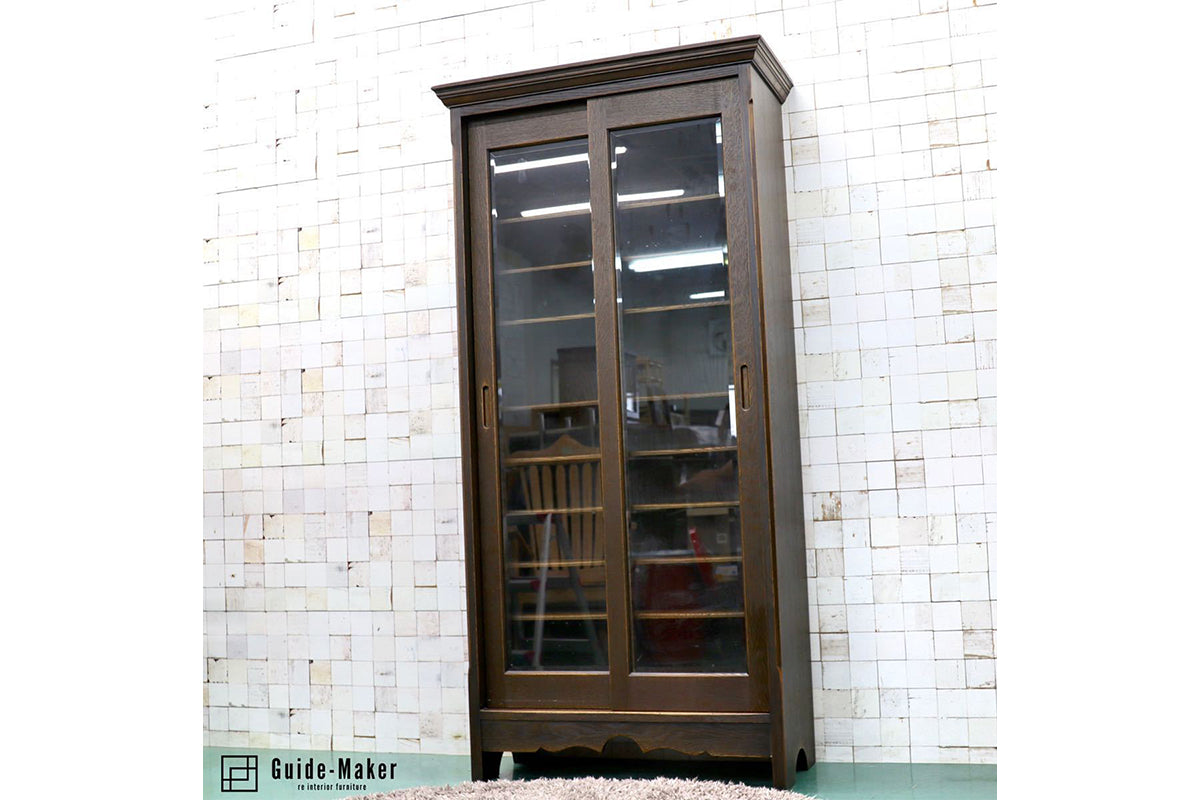 GMFS392○飛騨産業 / HIDA PROVINCIAL プロヴィンシャル 本棚 書棚 本箱 飾り棚 キャビネット オーク無垢材 最高級