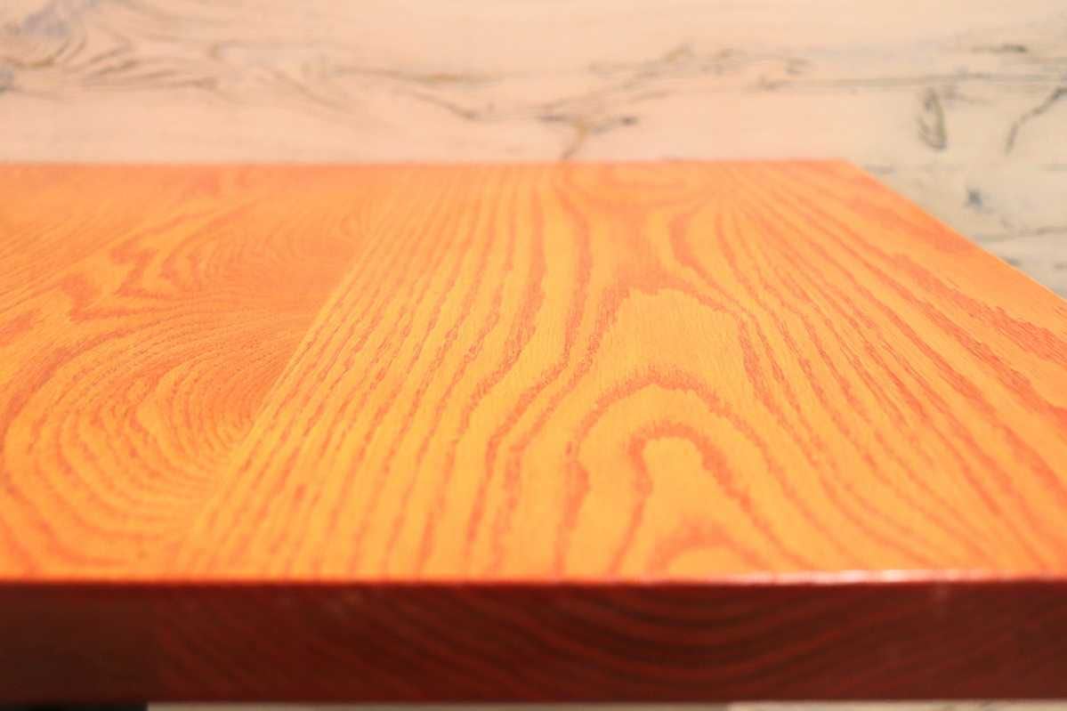 GMFH237P○飛騨産業 / HIDA キツツキ 9981 ダイニングテーブル カフェテーブル 楢材 無垢 インダストリアル 店舗什器 カフェ 飛騨家具