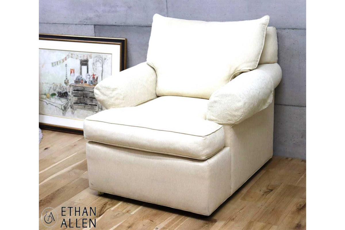 ETHAN ALLEN 1人掛け ソファ イーセンアーレン チェア 椅子　1PETHANALLENの