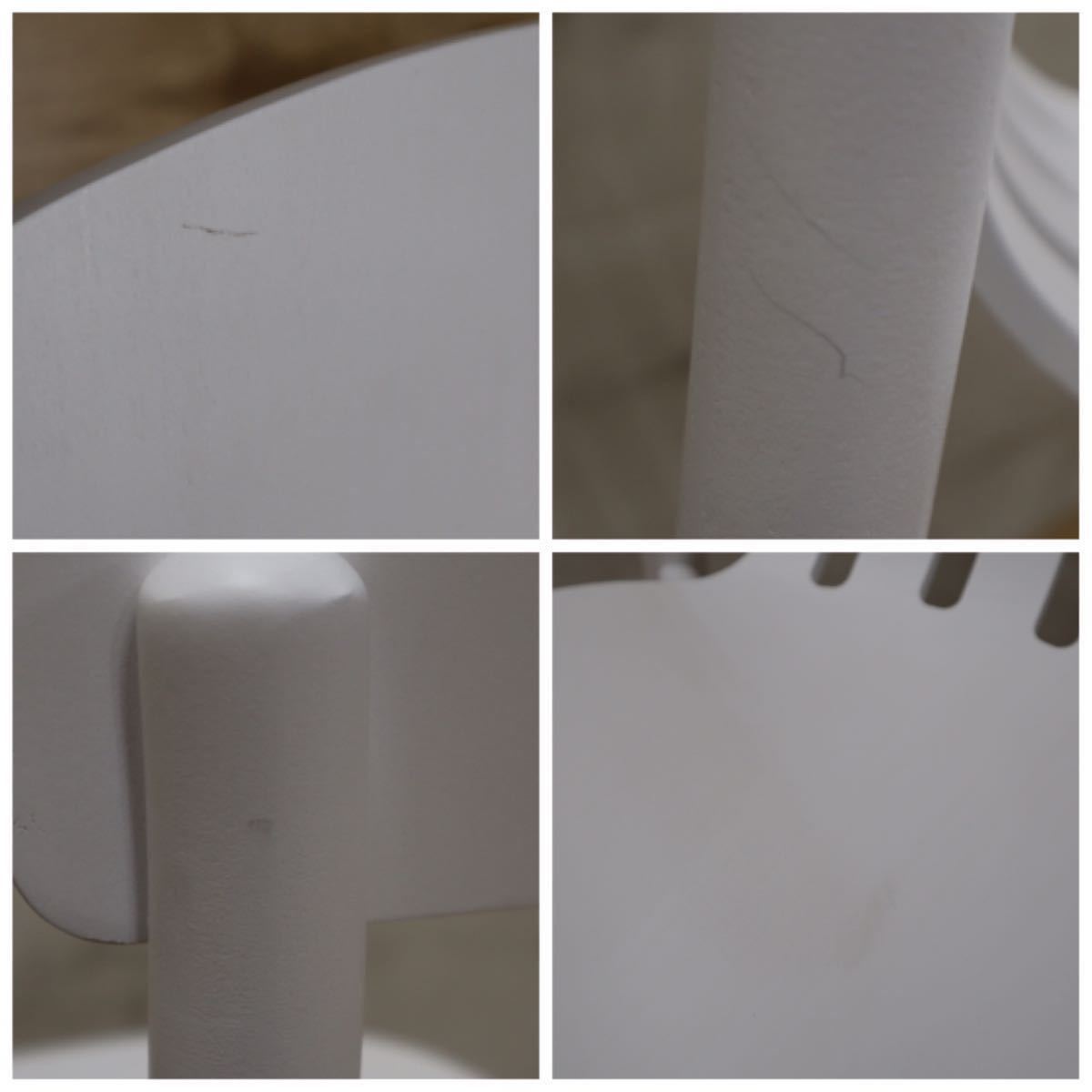 GMDNM65A◯桜屋工業 Cherry 木製 ダイニングチェア ホワイト スタイリッシュ モダン 展示品 在庫品