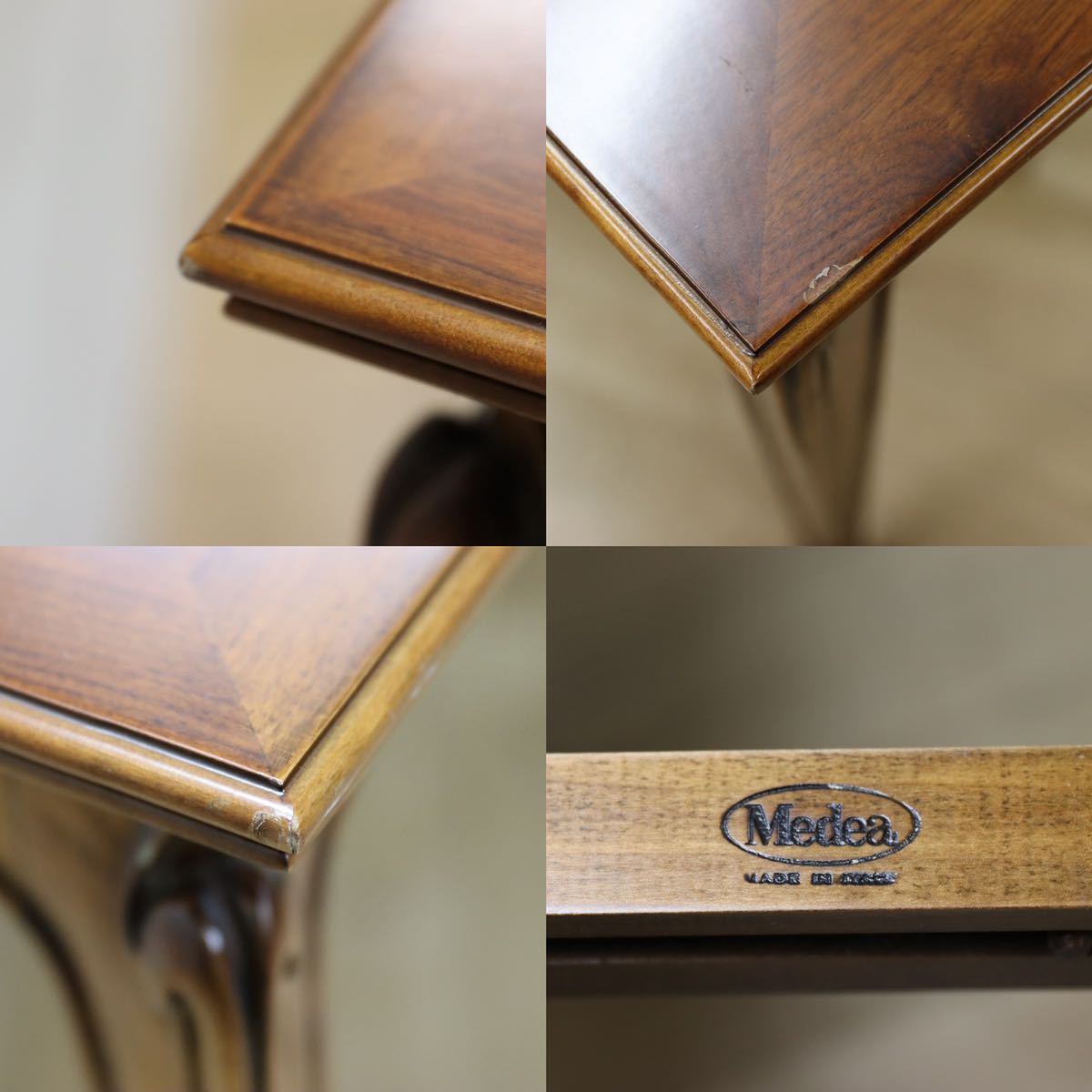 GMEK647○Medea / メデア ART41 ダイニングテーブル イタリア製 定価112万 クラシック 最高級 IDC大塚家具 アール・ヌーヴォー様式