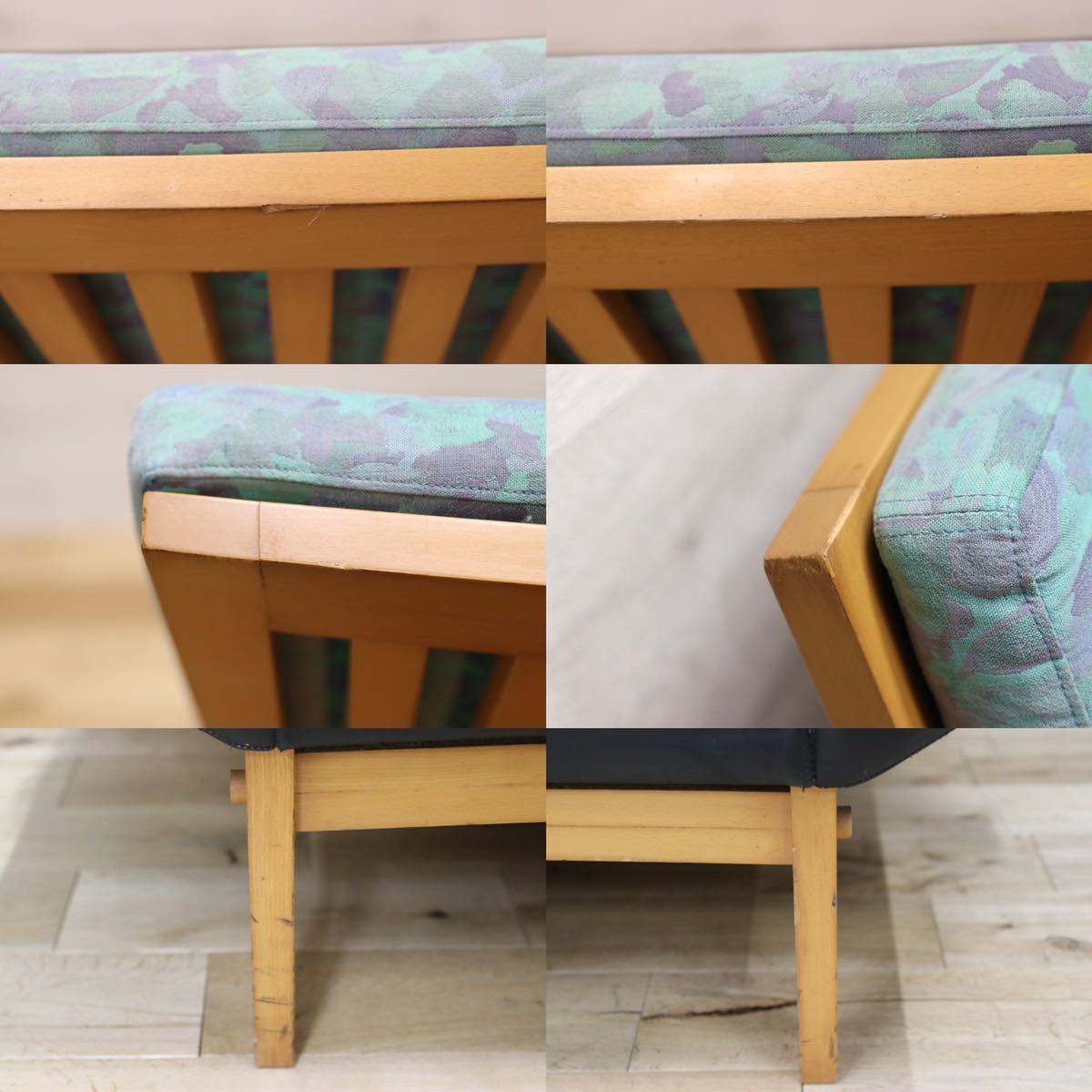 GMEH246A○GETAMA / ゲタマ September Sofa Model Ge-299 by Takashi Okamura & Erik Marquardsen 超希少 北欧ヴィンテージ