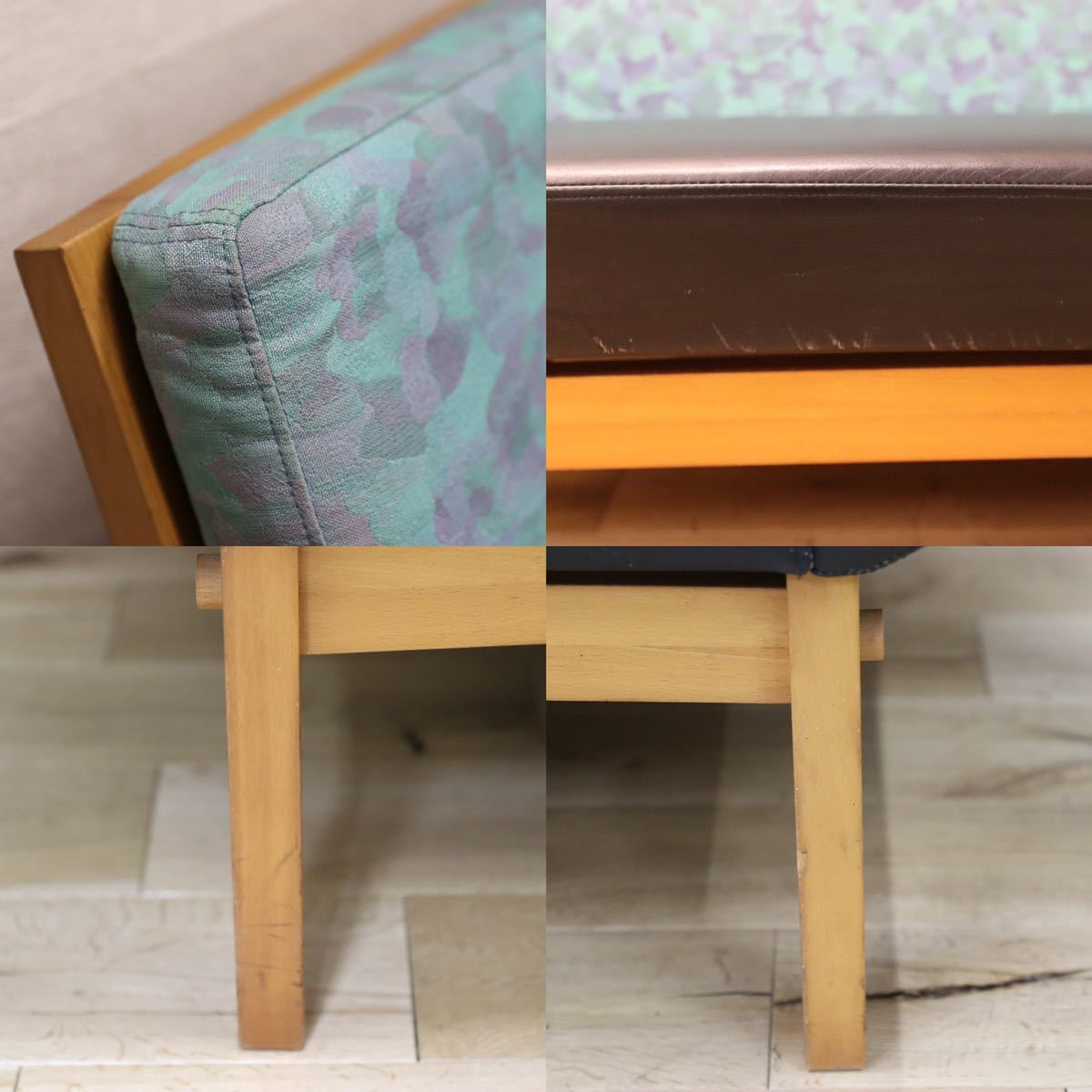 GMEH246B○GETAMA / ゲタマ September Sofa Model Ge-299 by Takashi Okamura & Erik Marquardsen 超希少 北欧ヴィンテージ