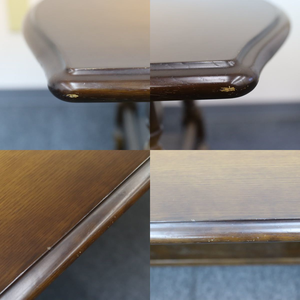 GMEK833○飛騨産業 / HIDA キツツキ 穂高 センターテーブル リビングテーブル ローテーブル オーク材 定価約9万