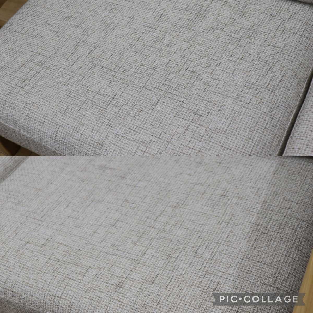 GMEH249○北欧スタイル 2人掛けソファ ラブソファ 2シーター ナチュラル 布製 タモ材 長椅子 約13万 展示品