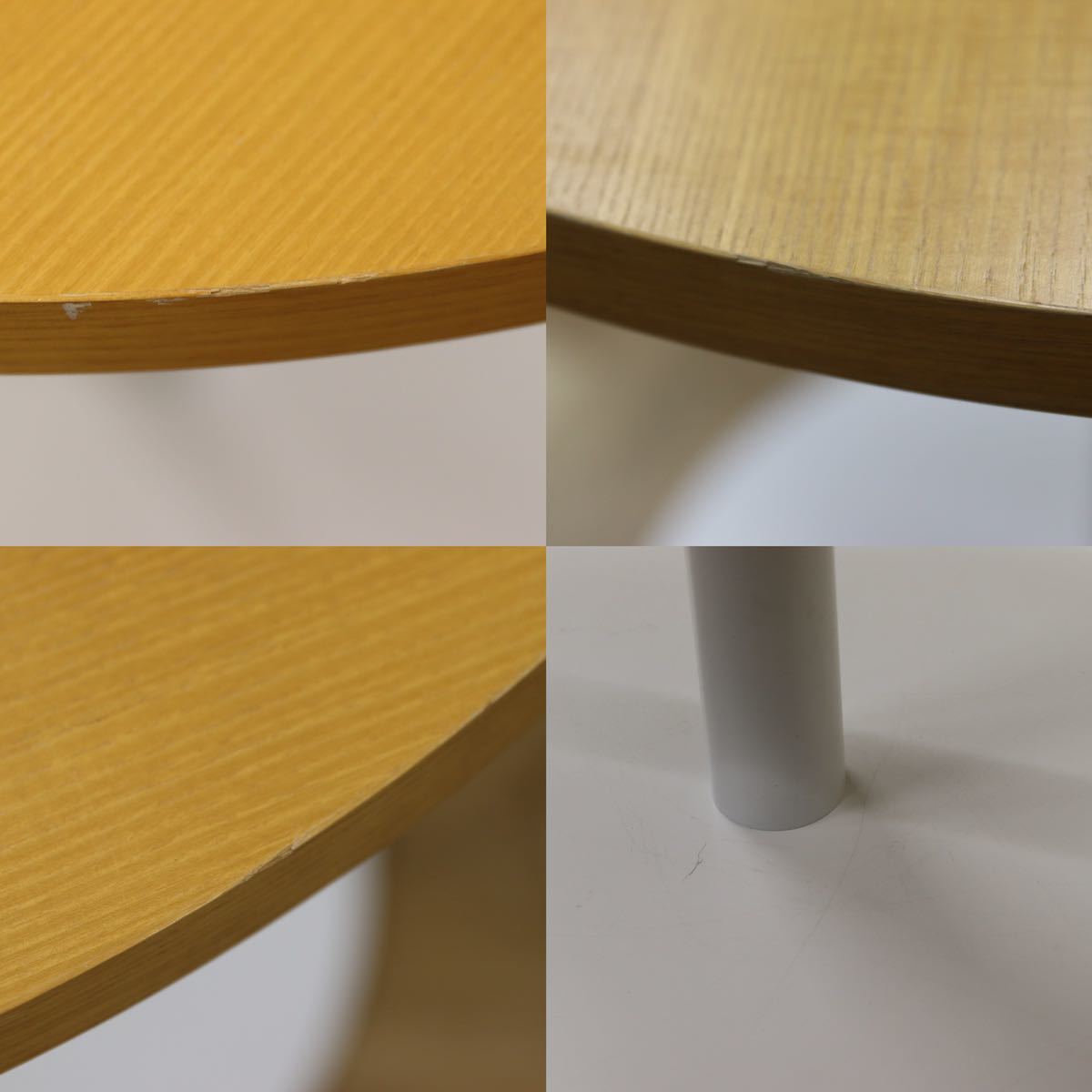 GMET353D○Cassina / カッシーナ ミーティングテーブル ラウンドテーブル オフィス 丸テーブル イタリア モダン 特注 展示品