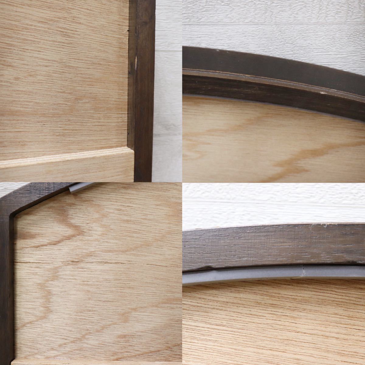 GMET380D○壁掛けミラー ウォールミラー 鏡 姿見 シンプルモダン 木製フレーム 大型ミラー オーク材 US クラシック 検)ドレクセル DREXEL