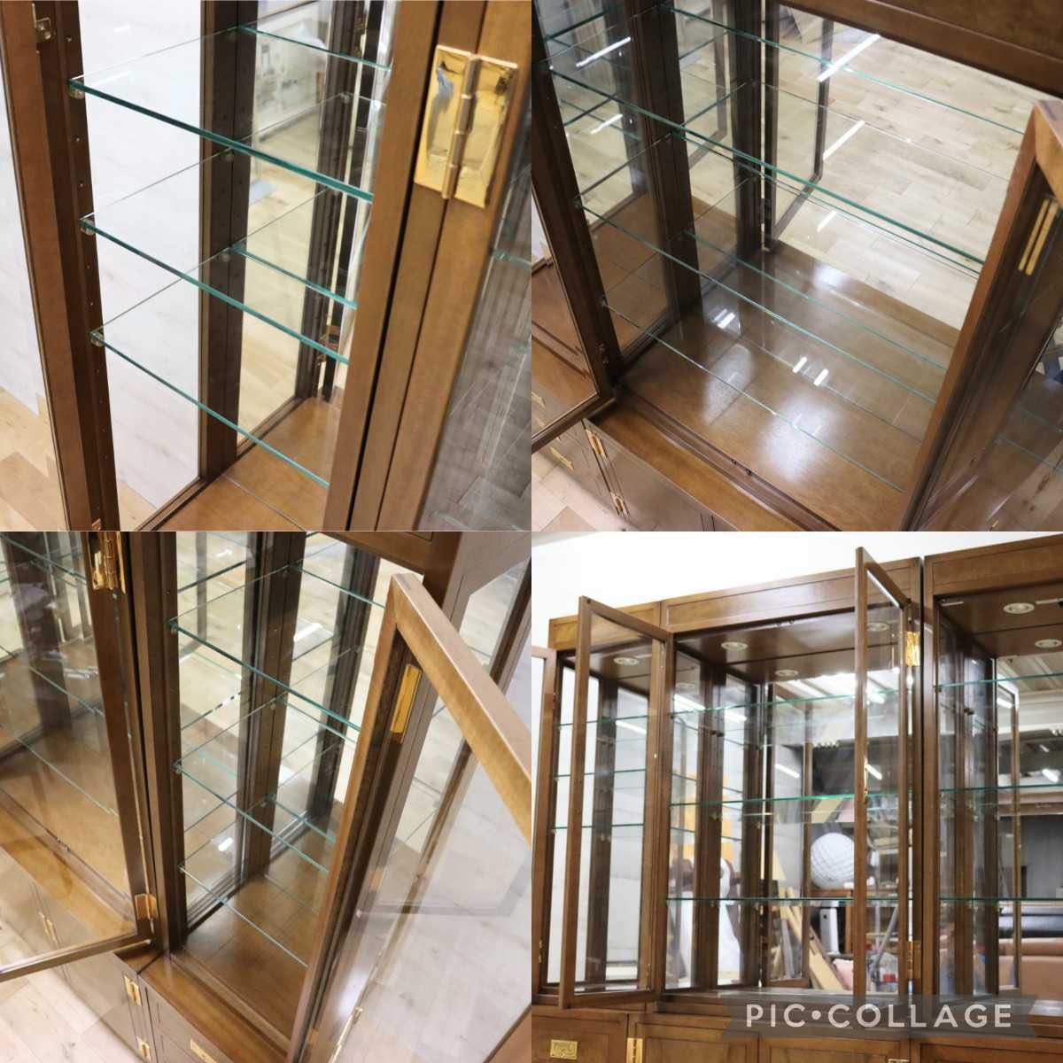 GMFO1○domani / ドマーニ Morganton モーガントン キャビネット 3点セット ライトコニャック カリモク最高峰 約110万 美品