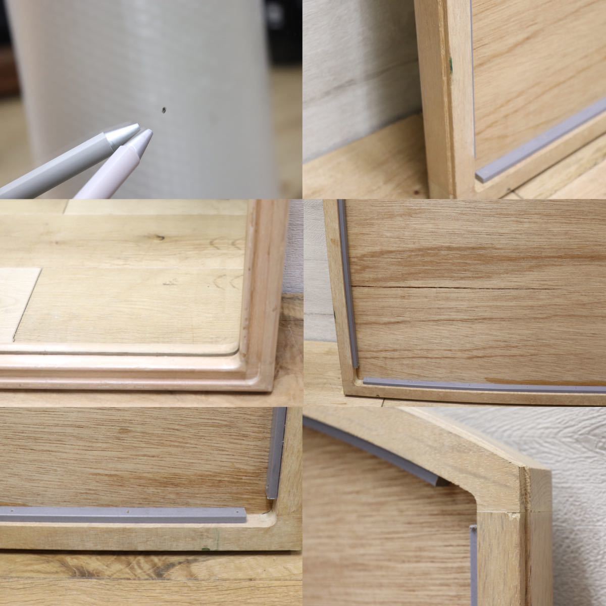 GMET380I○壁掛けミラー ウォールミラー 鏡 姿見 シンプルモダン 木製フレーム 大型ミラー オーク材 US クラシック 検)ドレクセル DREXEL