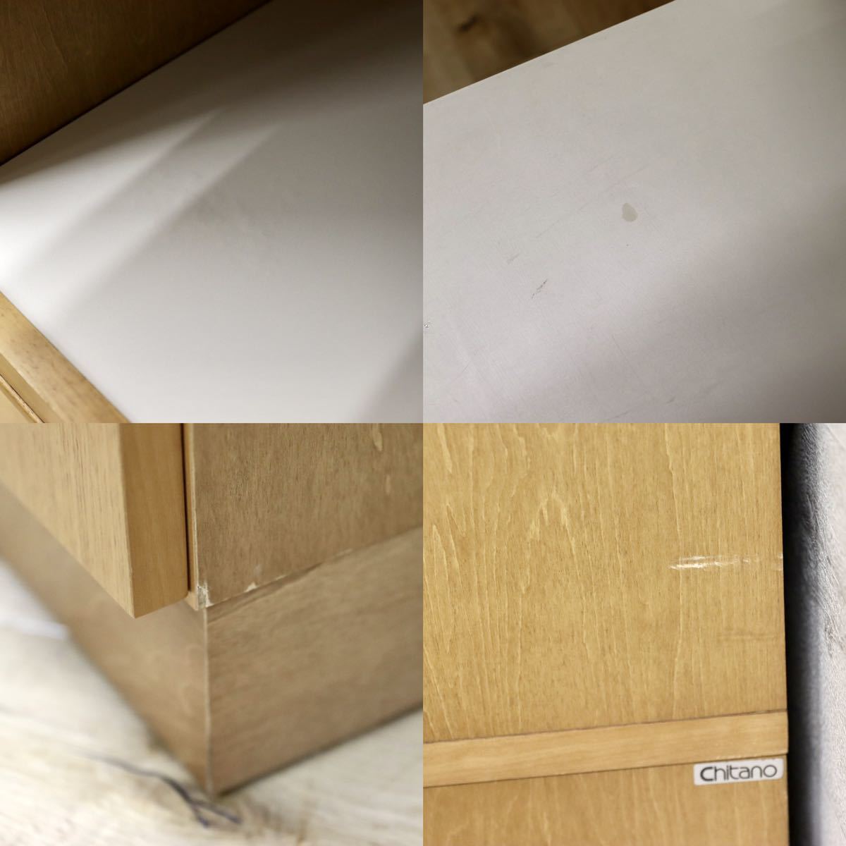 GMEN238○Chitano / チターノ karimoku カリモク 食器棚 レンジボード 水屋棚 キャビネット 木製 ナチュラル