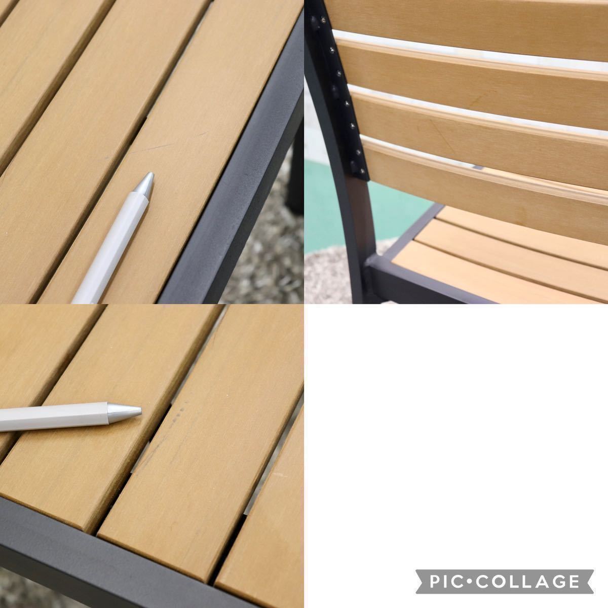 GMEN299○CHERRY FURNITURE / 桜屋工業 椅子 スチール ガーデンチェア 未使用品