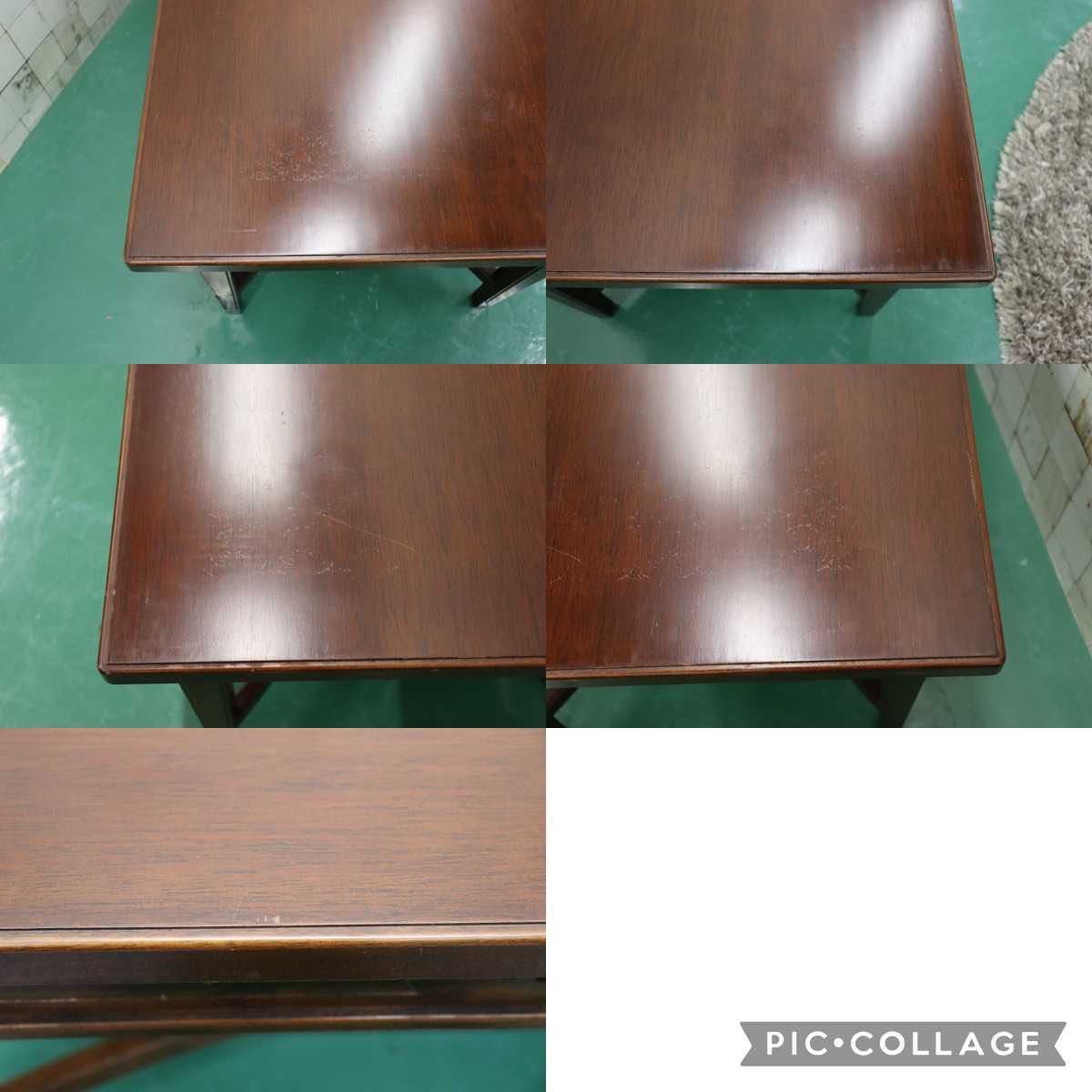 GMFH63○メープル不二屋 センターテーブル リビングテーブル ローテーブル ヨーロピアン 神戸洋家具 定価約8.5万