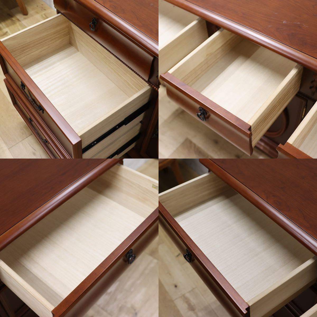 GMFT130○Lynn Hollyn / リンホーリン サイドボード リビングボード チェスト 定価約38万 収納家具 エレガント クラシック IDC大塚家具