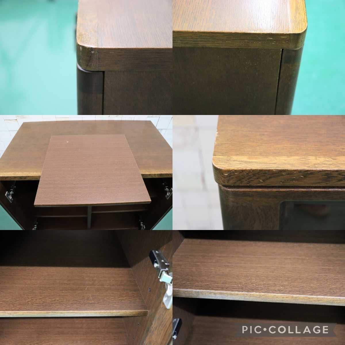 GMFT150B○浜本工芸 / HAMAMOTO リビングボード キャビネット リビング収納 飾り棚 木製 楢材 カントリー