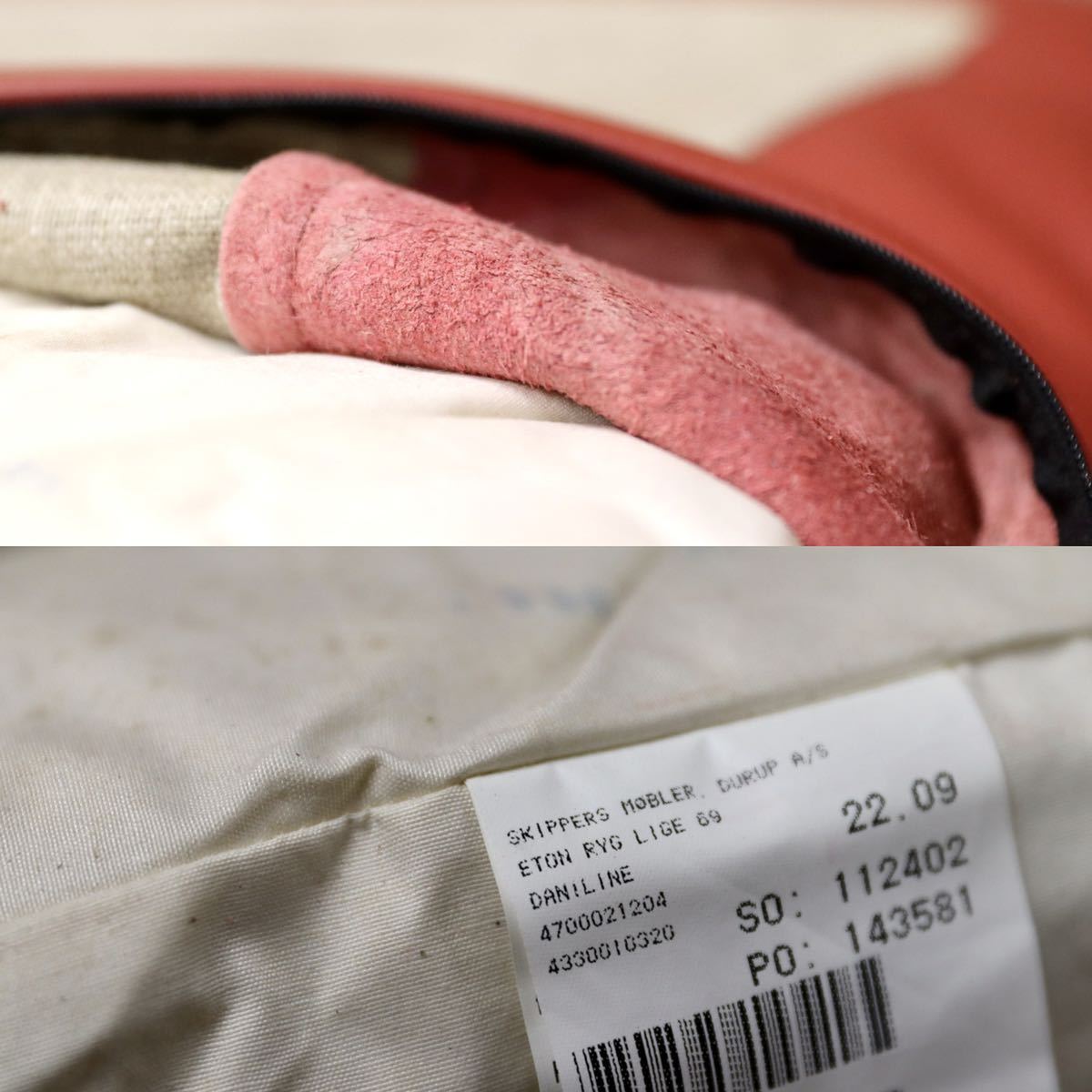 GMFK248○skippers mobler / スキッパーズモブラー 北欧ヴィンテージ 2人掛けソファ ラブソファ ボーエモーエンセン 2213 希少