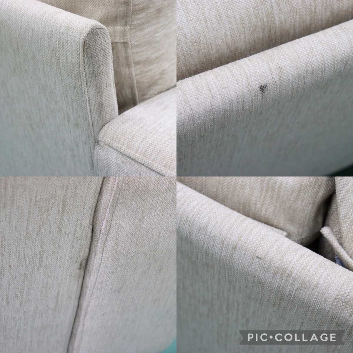 GMFN124○Mayo furniture / メイヨー家具 2.5人掛けソファ ラブソファ ファブリック ワイドアーム アメリカ 高級家具