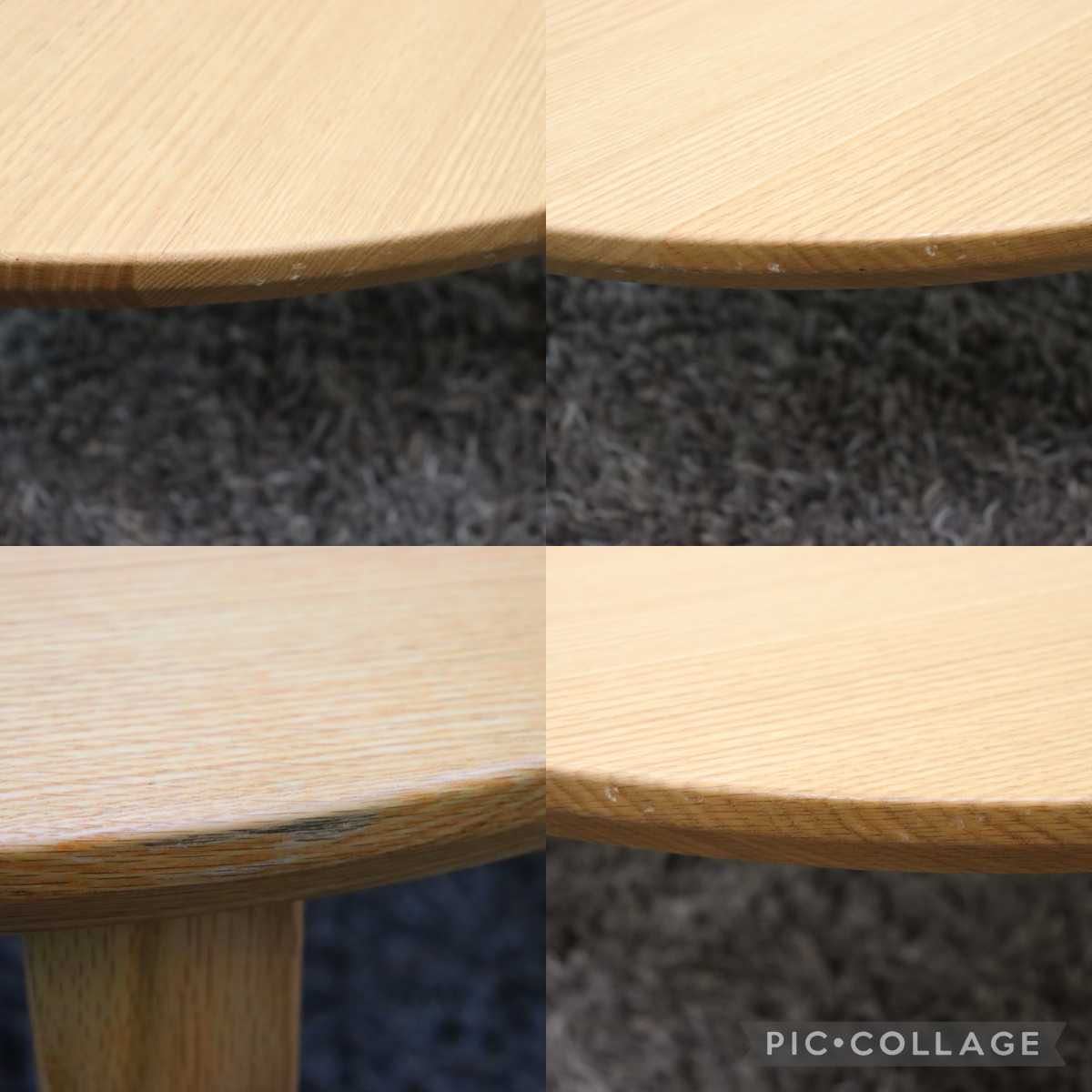 GMFF20○柏木工 / KASHIWA THE ZEN ザ・ゼン 膳丸テーブル リビングテーブル ローテーブル ちゃぶ台 オーク材 展示品 定価約18万