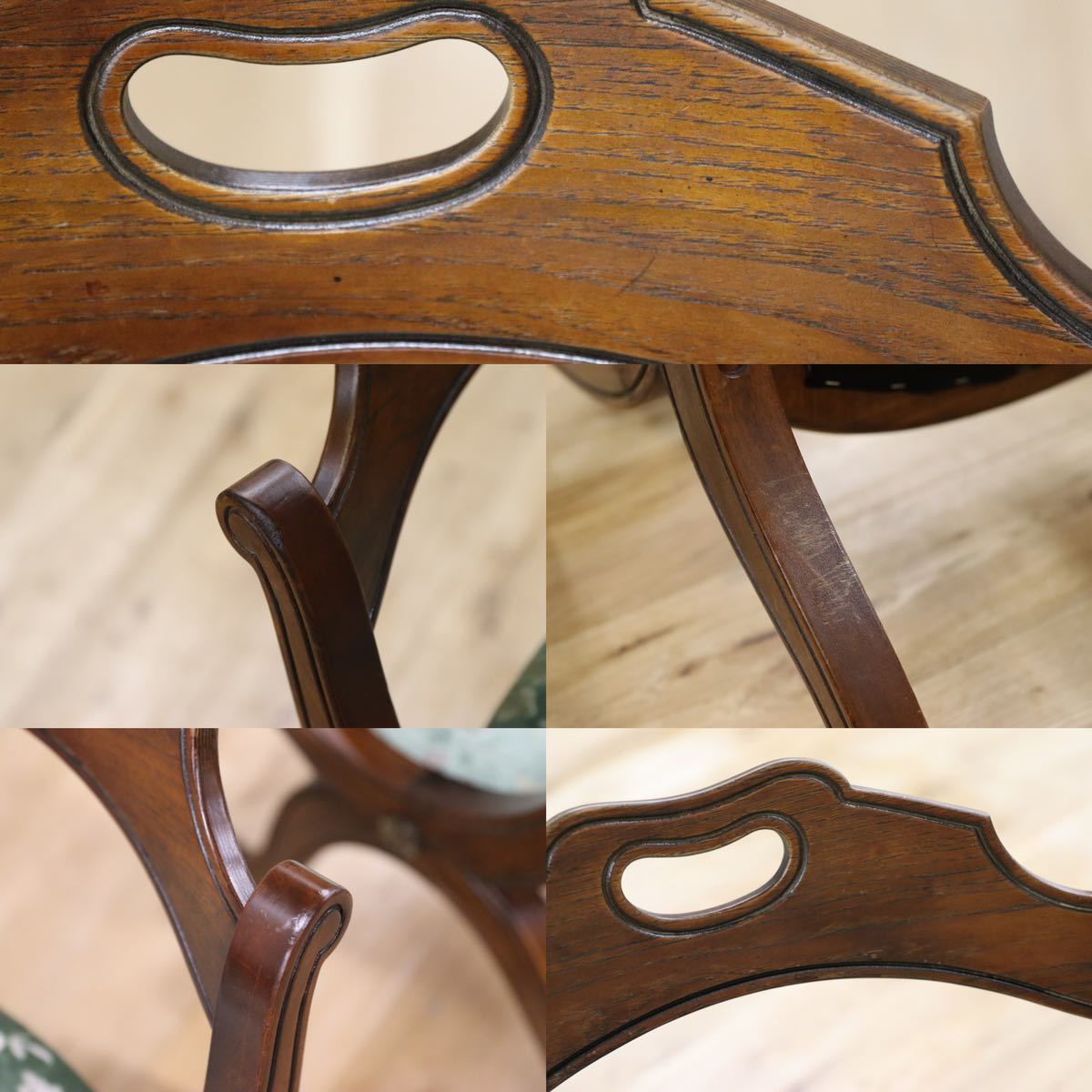 GMFT163○DREXEL HERITAGE / ドレクセルヘリテイジ エスペラント ダイニングチェア 椅子 4脚セット パーティチェア リペア済 定価約86万