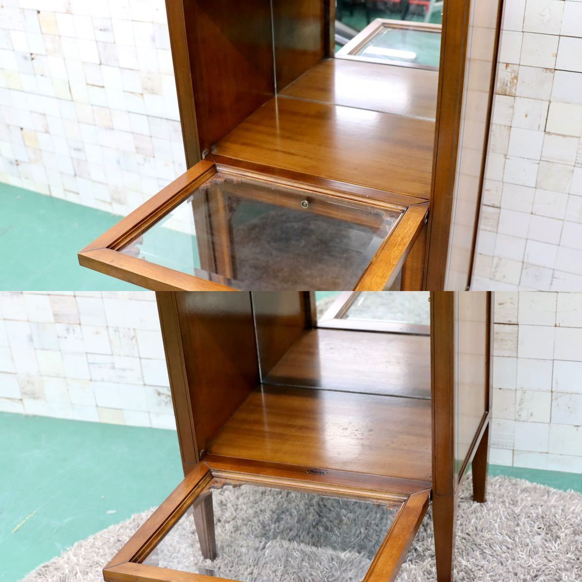 GMFS97○Medea / メデア キャビネット 飾り棚 イタリア 最高級 クラシック アール・ヌーヴォー IDC大塚家具