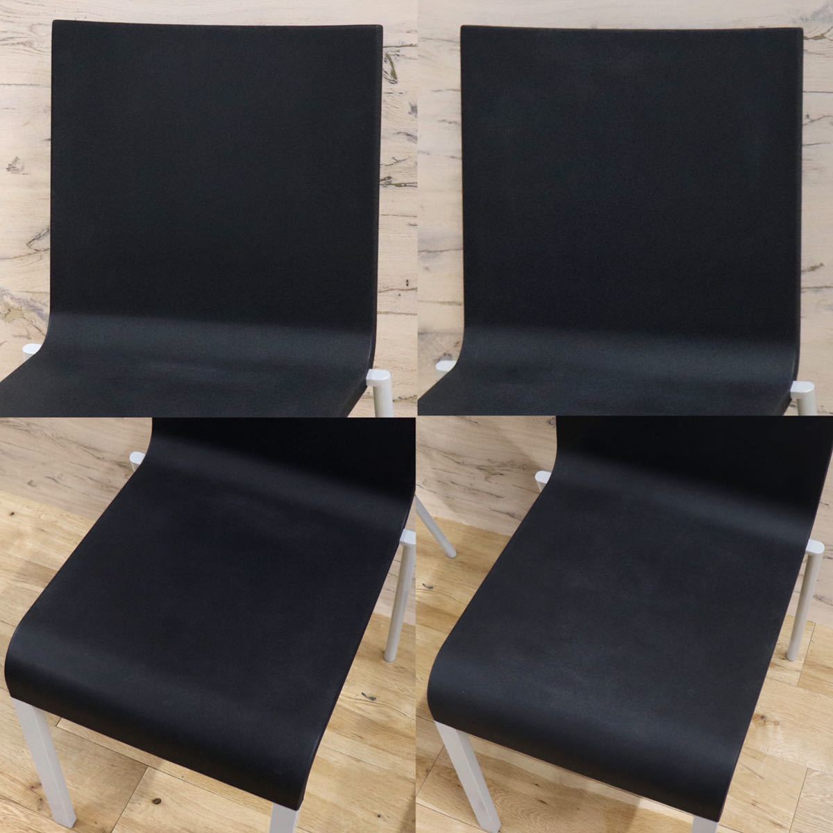GMFS155○vitra / ヴィトラ 03 ゼロスリー hhstyle ミーティングチェア ダイニングチェア 椅子 2脚セット オフィス 定価約12.3万