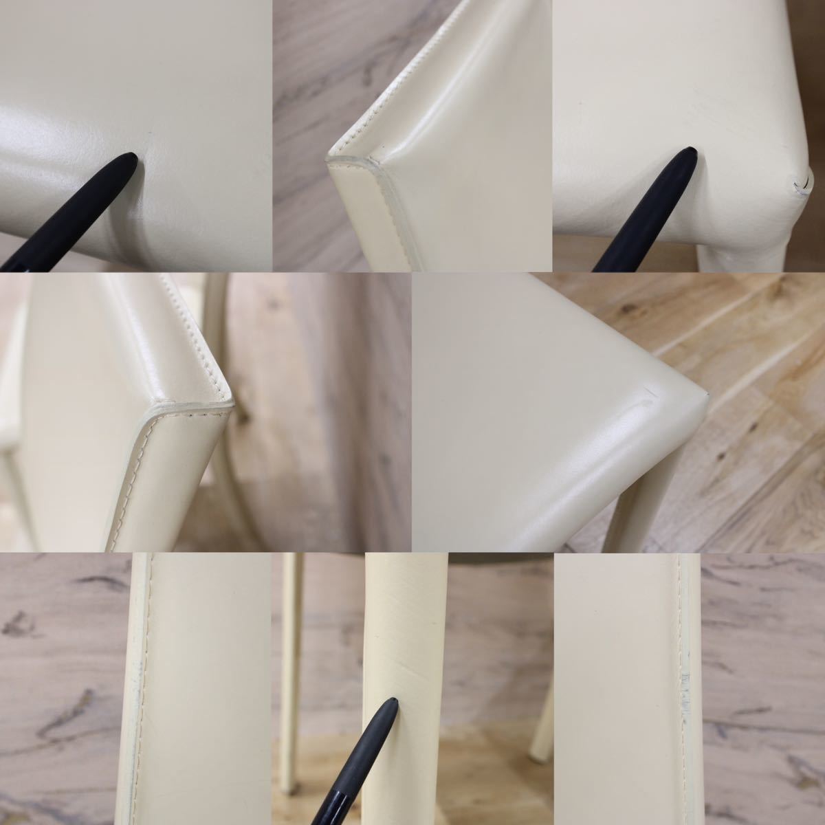 GMFN159B○Frag / フラッグ EVIA H side chair エビア ハイバックサイドチェア ダイニングチェア 椅子 イタリア モダン 定価約22万 廃番