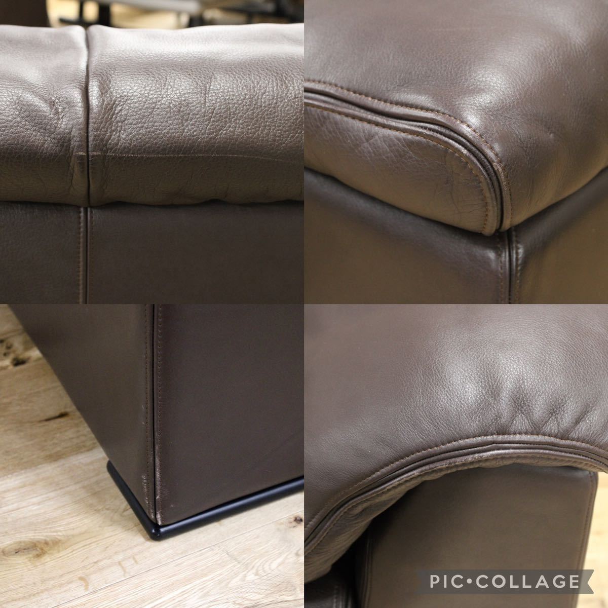 GMFN10H○karimoku / カリモク 1人掛けソファ シングルソファ 総本革 定価約27万 応接 肘掛け椅子 高級 家具 モダン 廃番