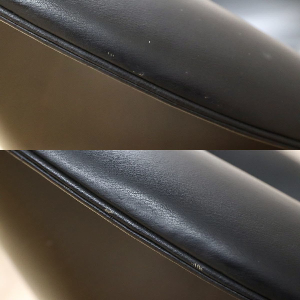 GMFH205C○KOKUYO / コクヨ ロモ ラウンジチェア クラブチェア 本革 プライウッド オフィス マイチェア モダン 廃番 約35万 展示品