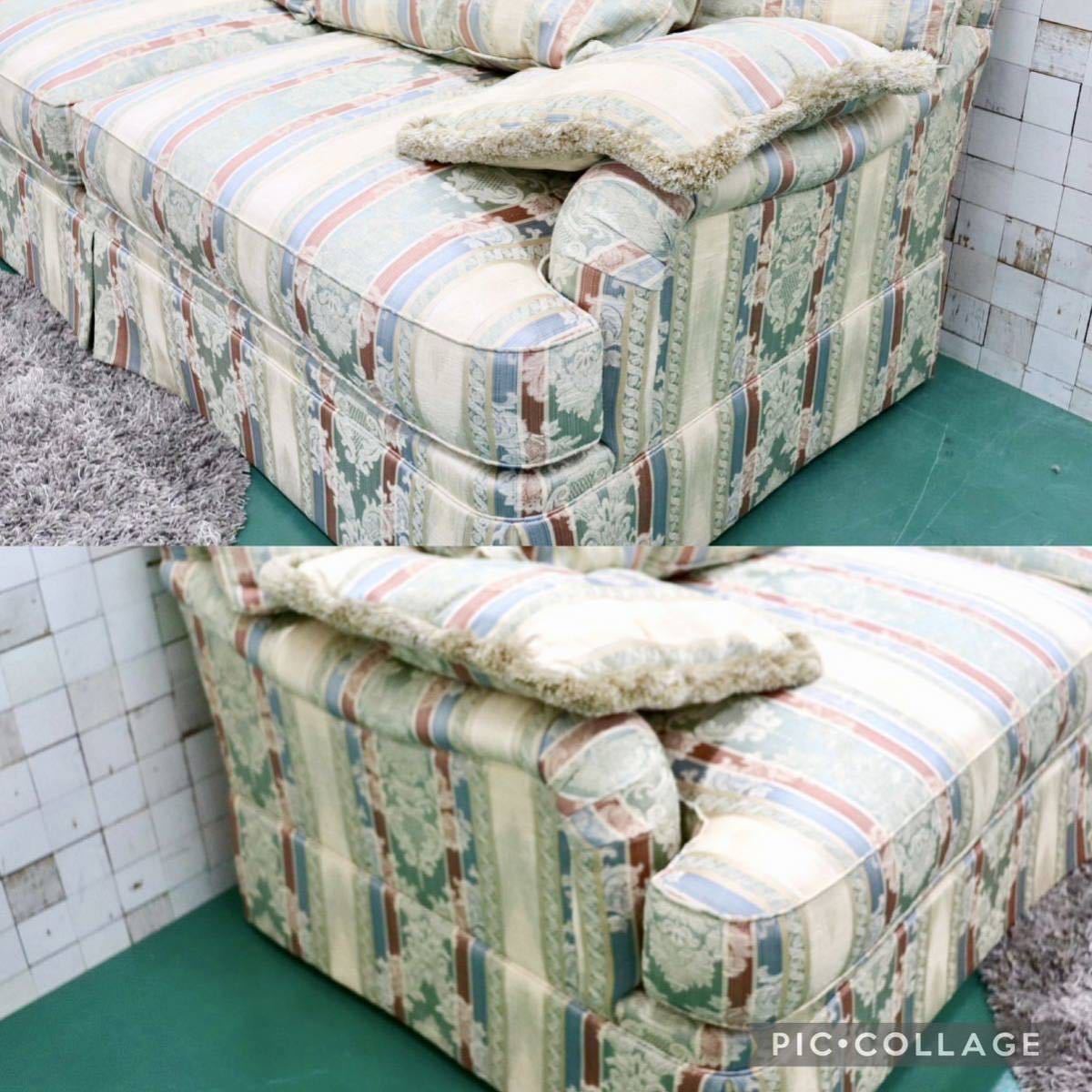 GMFK454○HENREDON / ヘンレドン UPHOLSTERY COLLECTION 3人掛けソファ トリプルソファ IDC大塚家具 ファブリック フェザー US 定価約70万