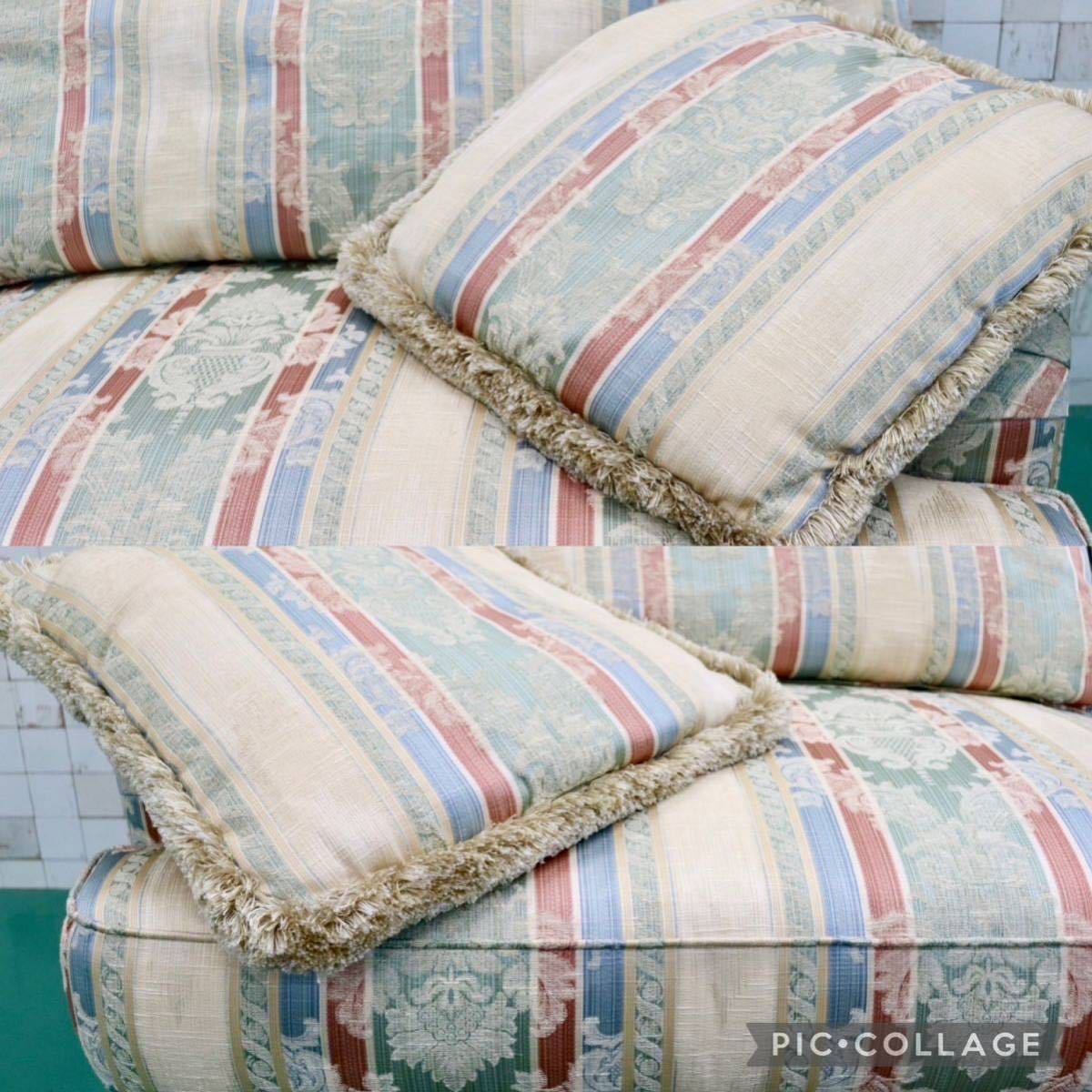 GMFK454○HENREDON / ヘンレドン UPHOLSTERY COLLECTION 3人掛けソファ トリプルソファ IDC大塚家具 ファブリック フェザー US 定価約70万